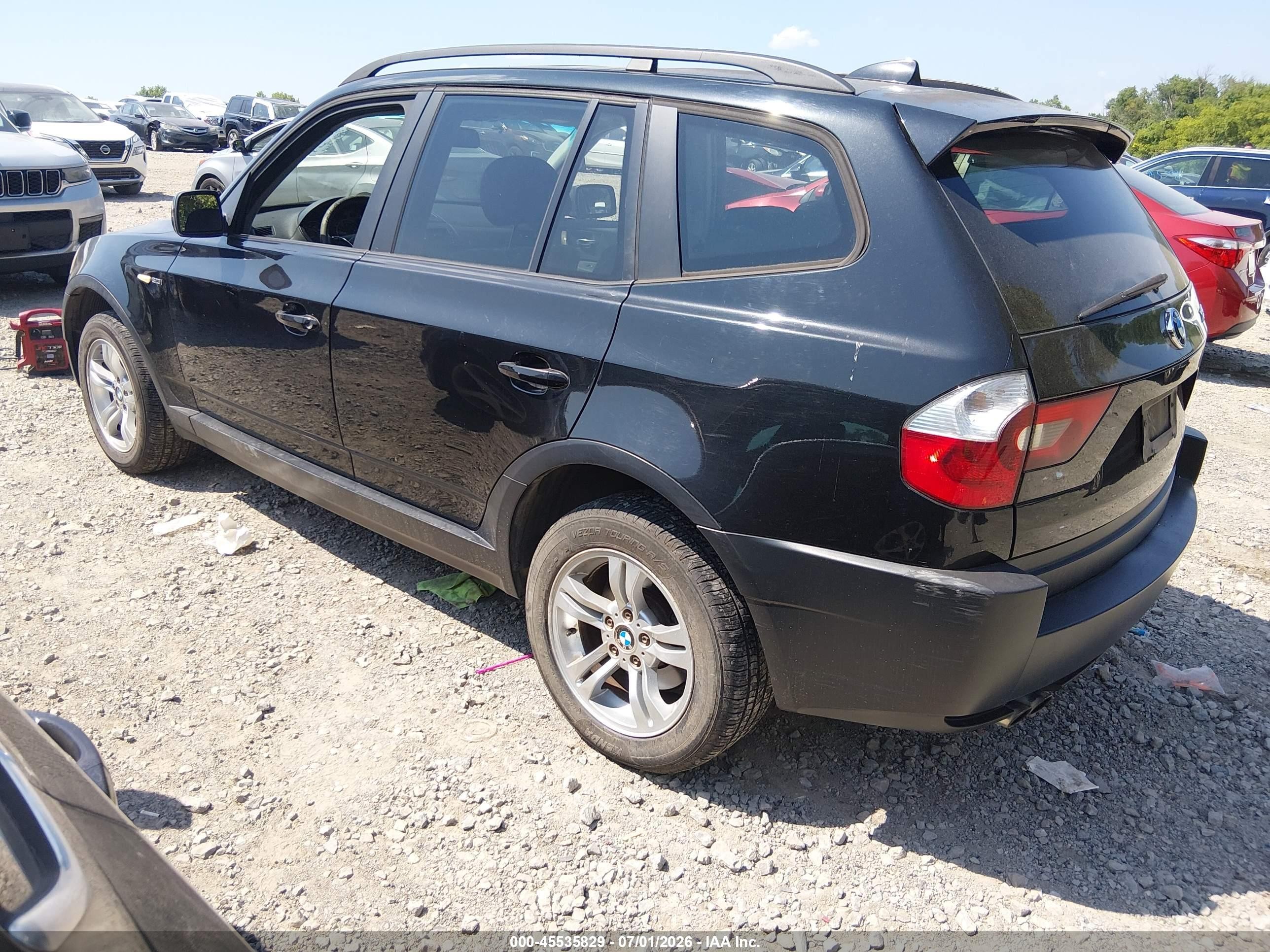 2005 Bmw X3 3.0i Black vin: WBXPA93405WD15051