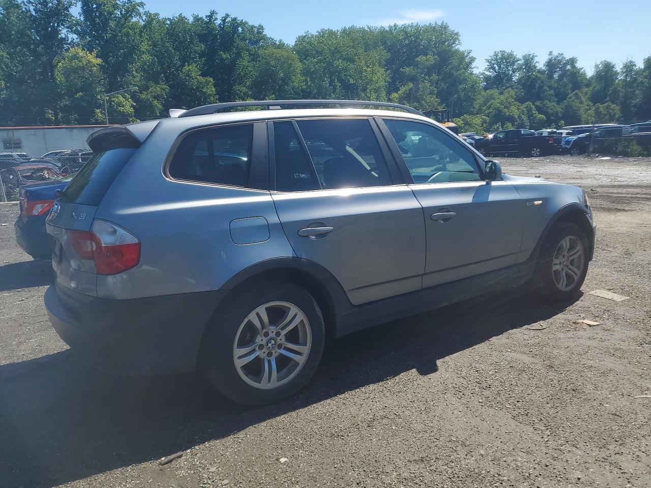 2005 Bmw X3 3.0i Gray vin: WBXPA93405WD19553