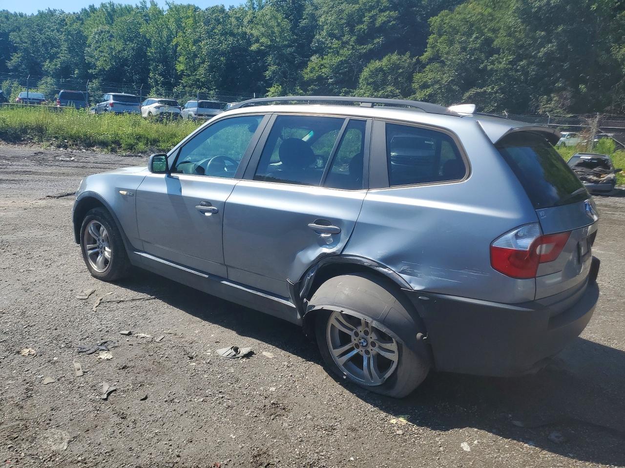 2005 Bmw X3 3.0i Gray vin: WBXPA93405WD19553