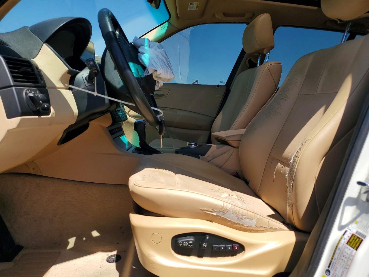 2006 Bmw X3 3.0i Белый vin: WBXPA93406WG82081