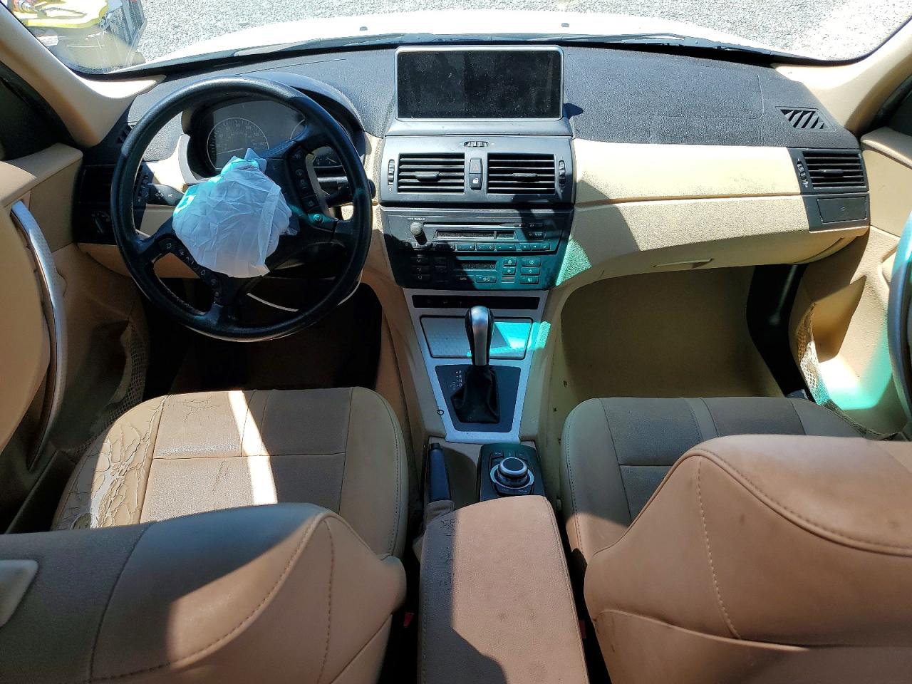 2006 Bmw X3 3.0i Белый vin: WBXPA93406WG82081