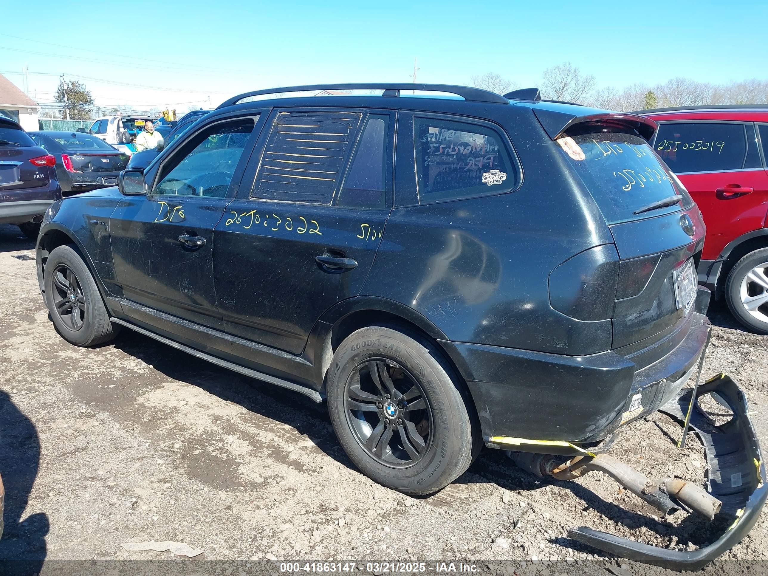 2004 Bmw X3 3.0i Black vin: WBXPA93414WA64054