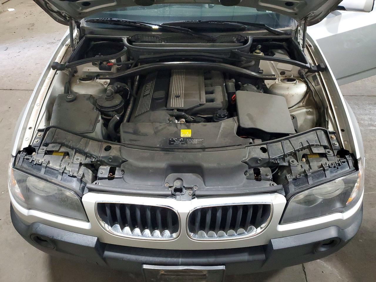 2005 Bmw X3 3.0i Silver vin: WBXPA93415WD11333