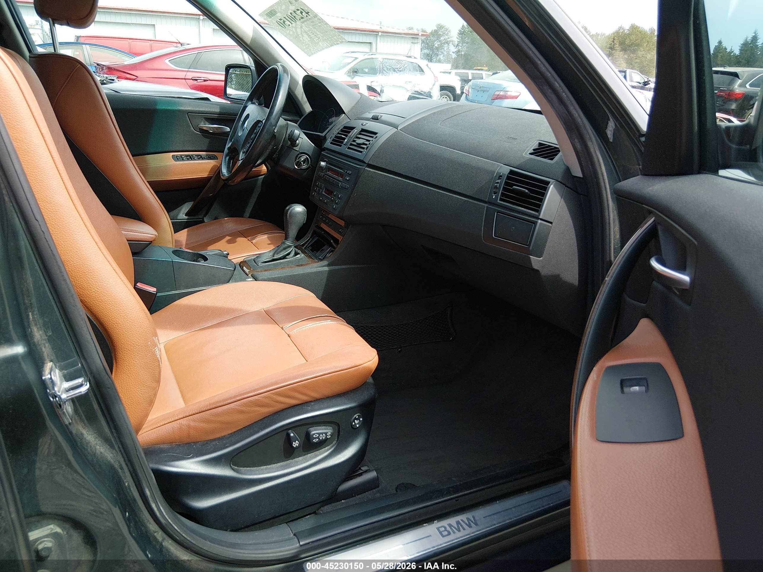 2005 Bmw X3 3.0i Gray vin: WBXPA93415WD19027