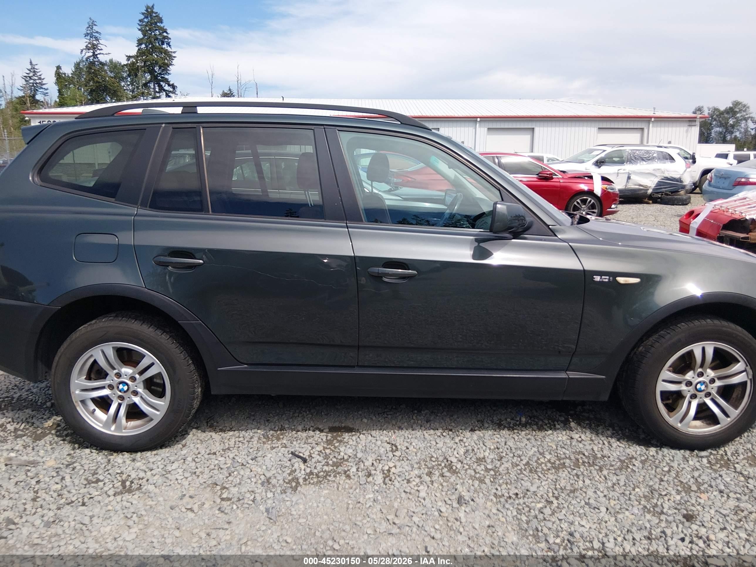 2005 Bmw X3 3.0i Gray vin: WBXPA93415WD19027