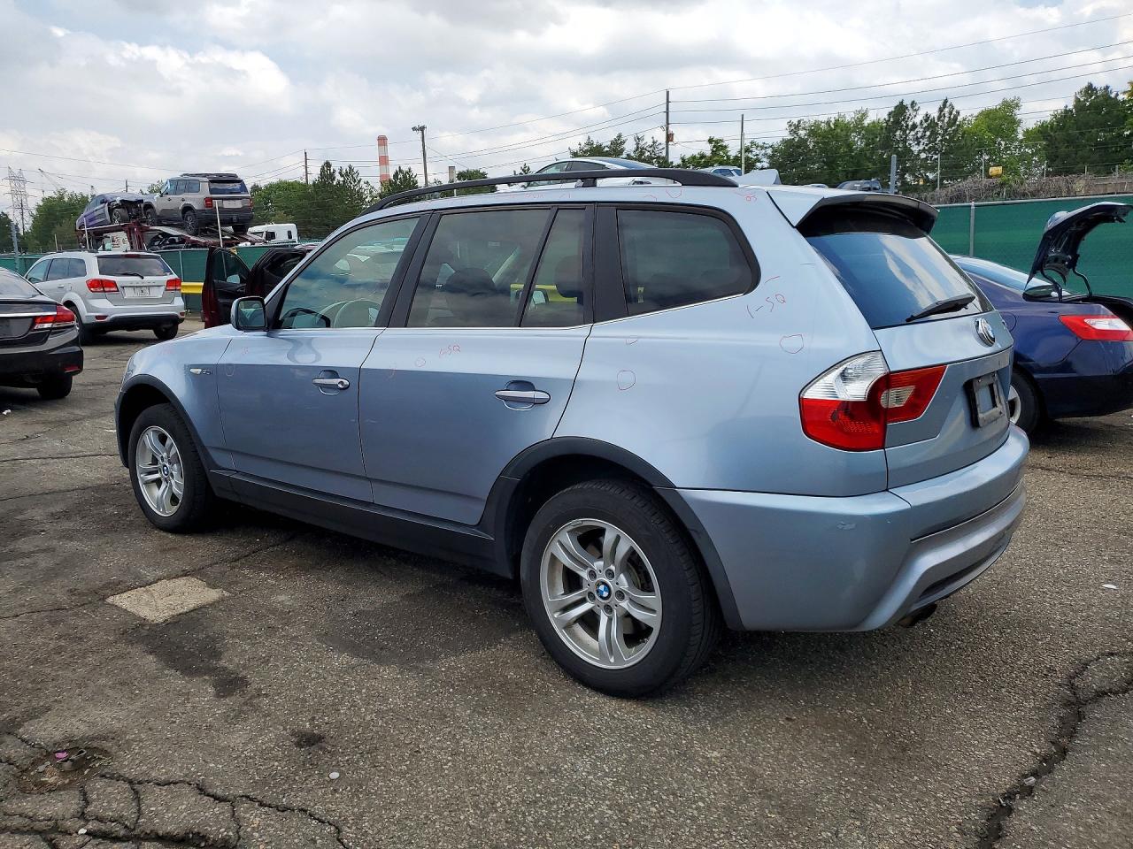 2006 Bmw X3 3.0i Blue vin: WBXPA93416WG82798