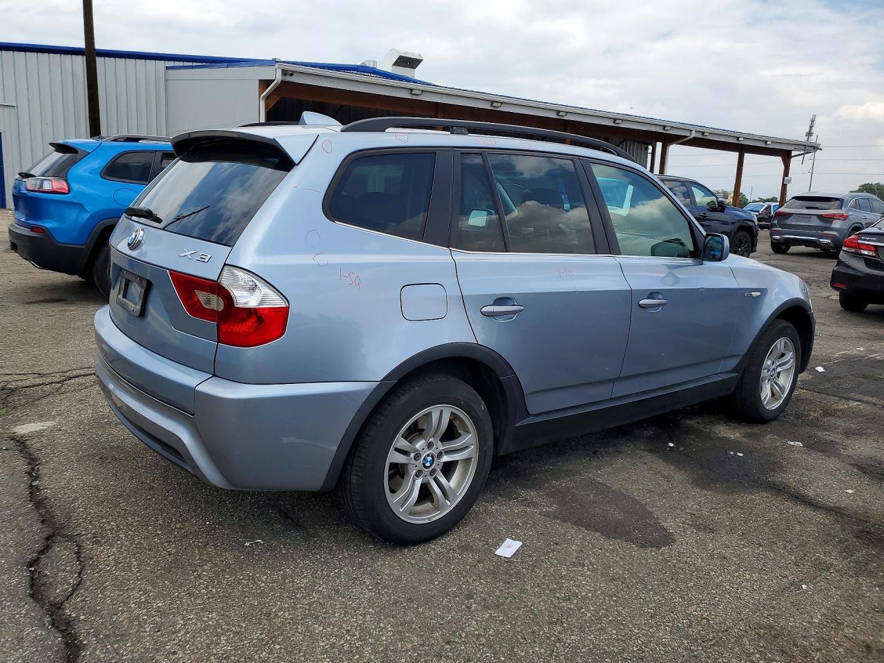 2006 Bmw X3 3.0i Blue vin: WBXPA93416WG82798