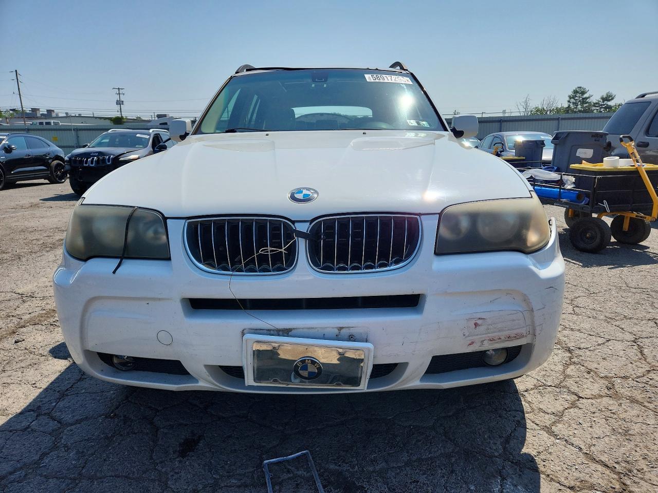 2006 Bmw X3 3.0i White vin: WBXPA93416WG90769
