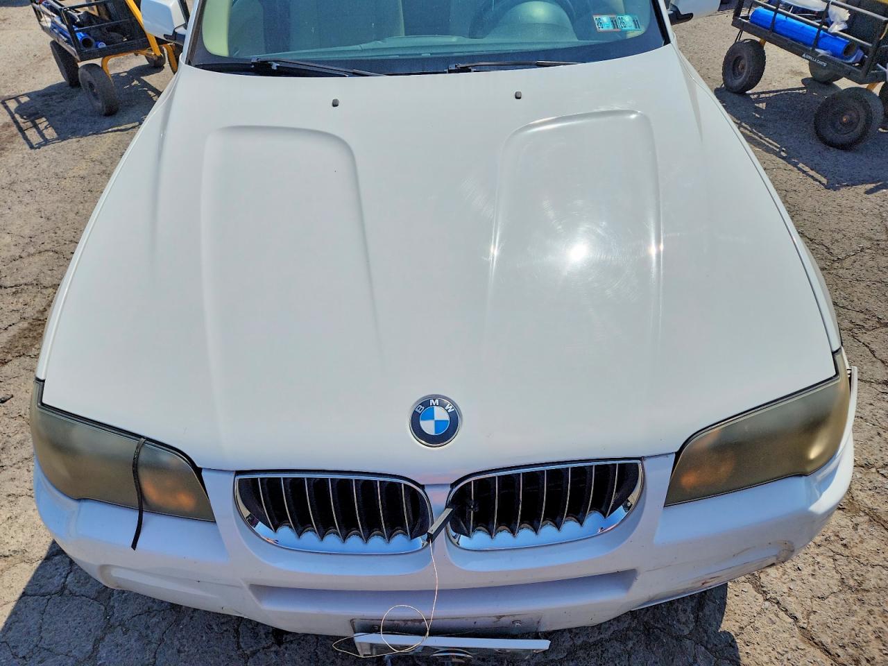 2006 Bmw X3 3.0i White vin: WBXPA93416WG90769
