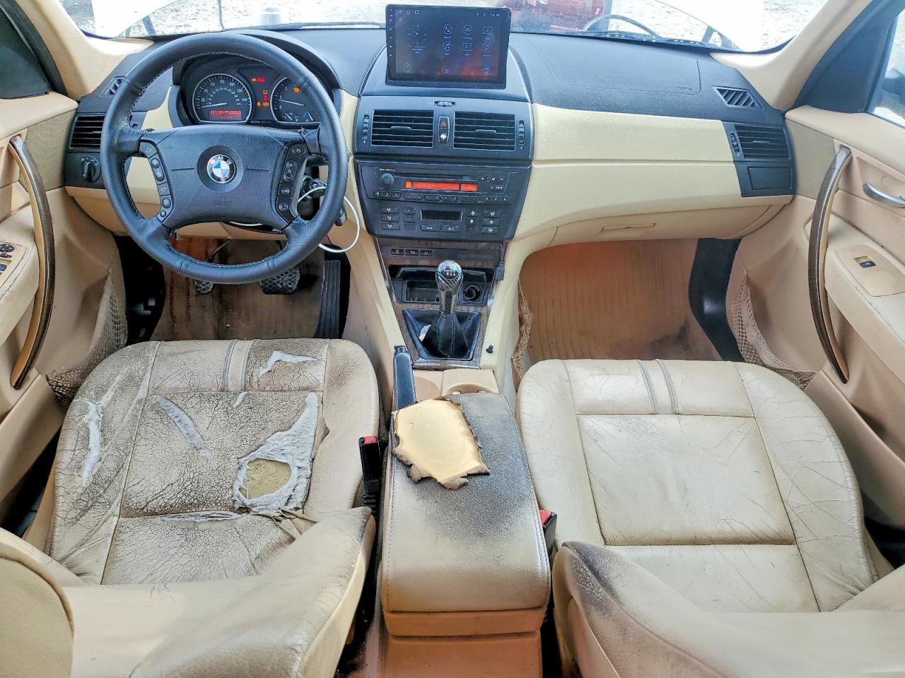 2006 Bmw X3 3.0i White vin: WBXPA93426WD28286