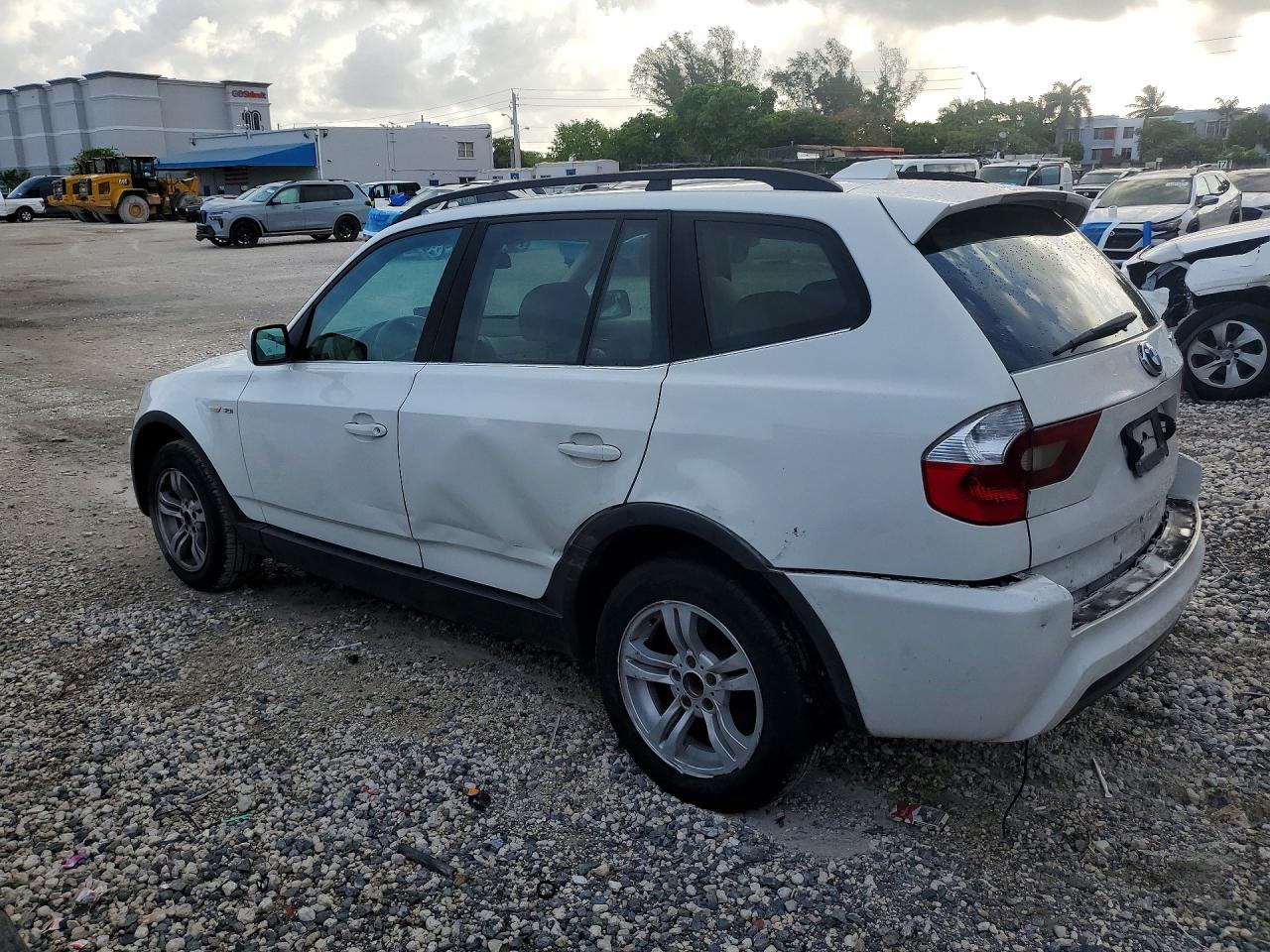 2006 Bmw X3 3.0i White vin: WBXPA93426WD28286