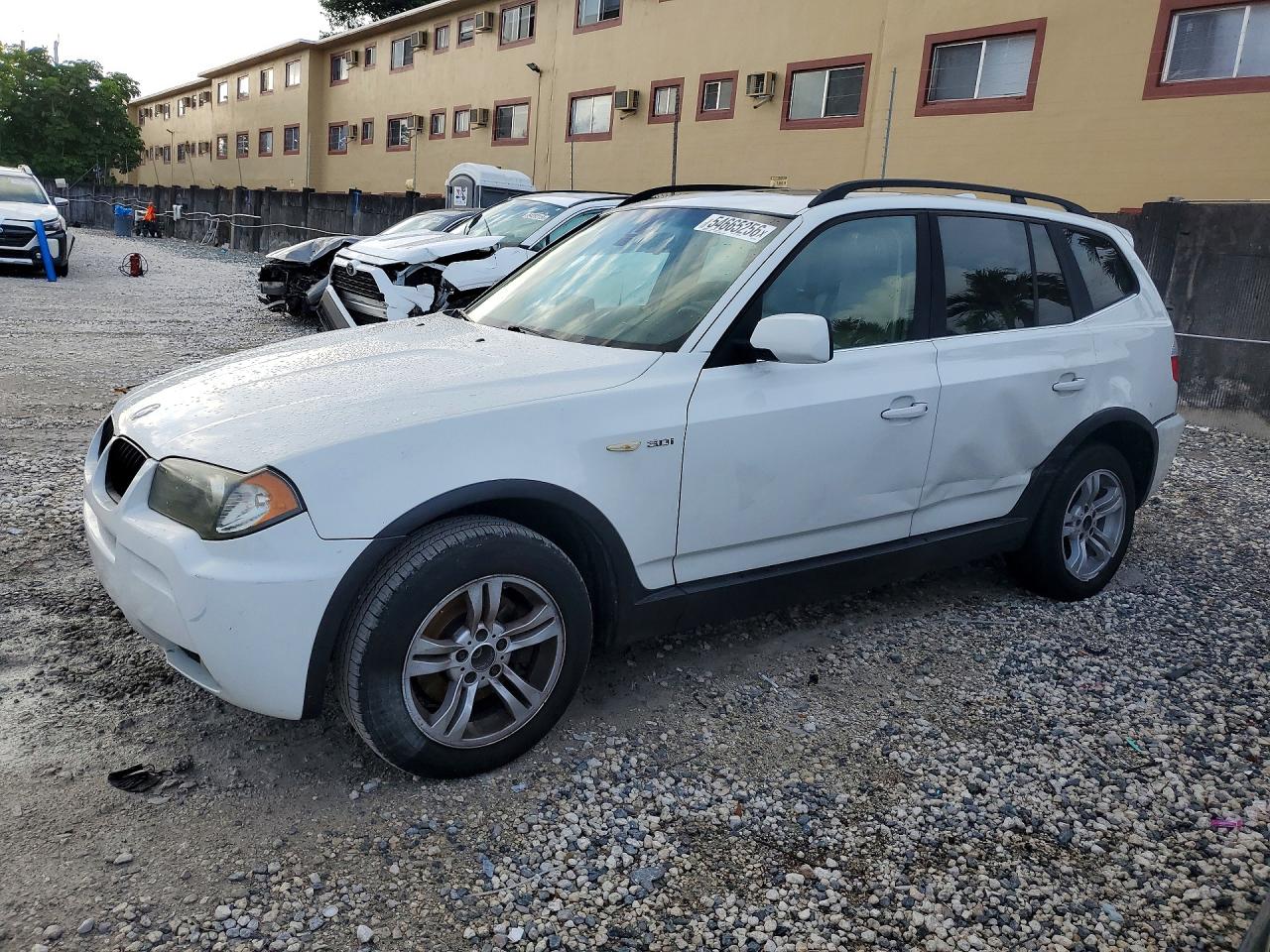 2006 Bmw X3 3.0i White vin: WBXPA93426WD28286