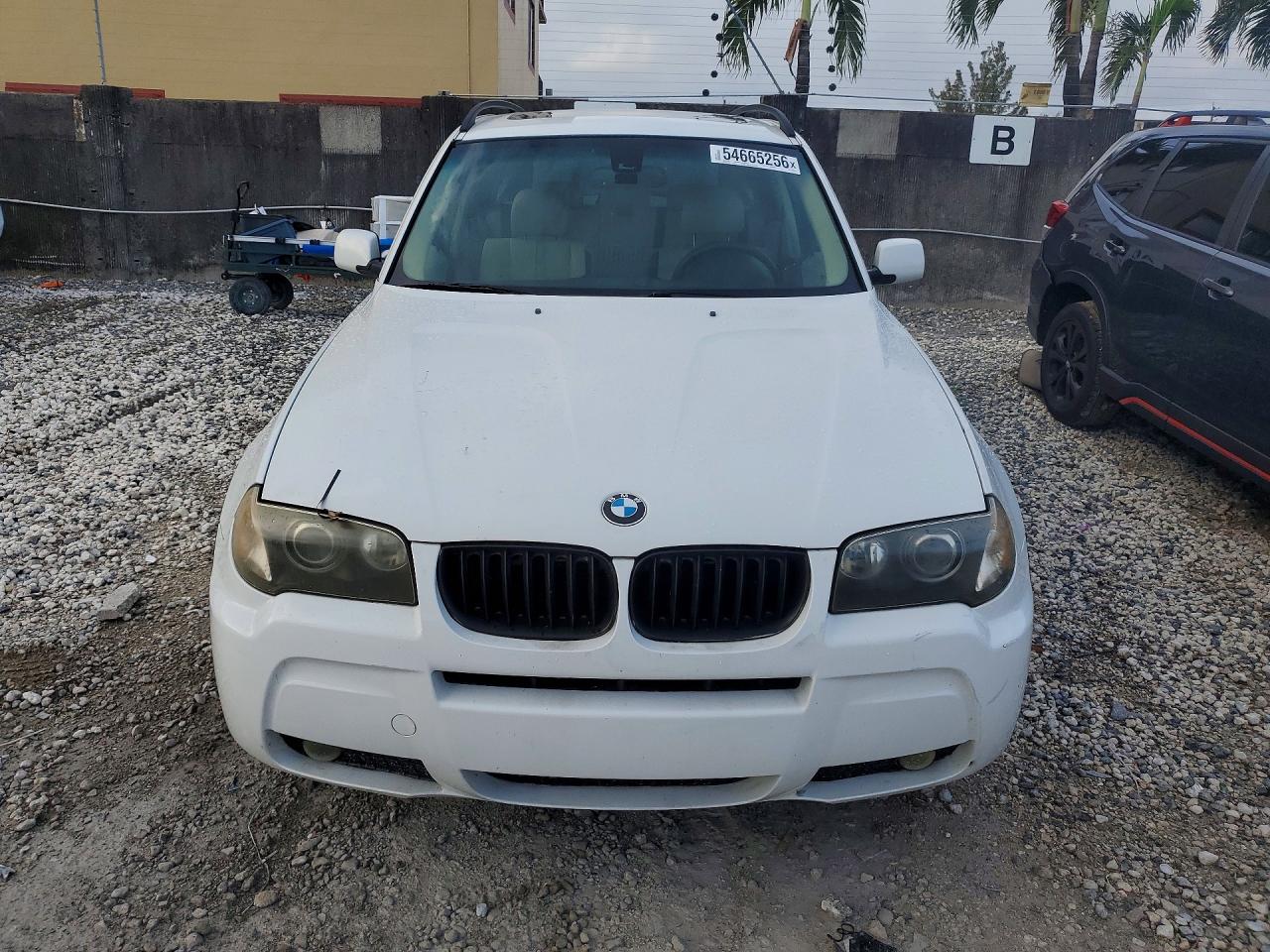 2006 Bmw X3 3.0i White vin: WBXPA93426WD28286