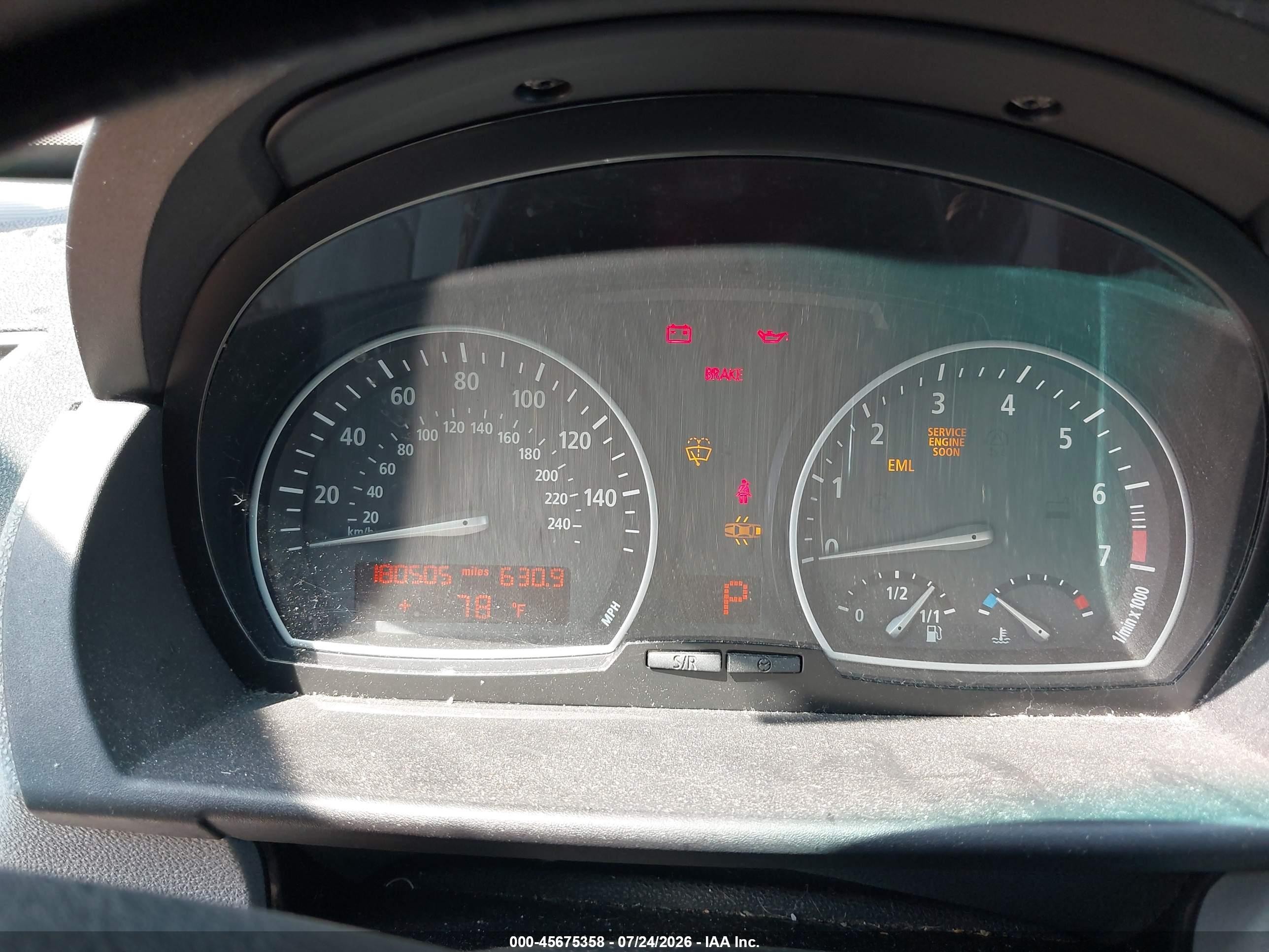2006 Bmw X3 3.0i Light Blue vin: WBXPA93426WG78498