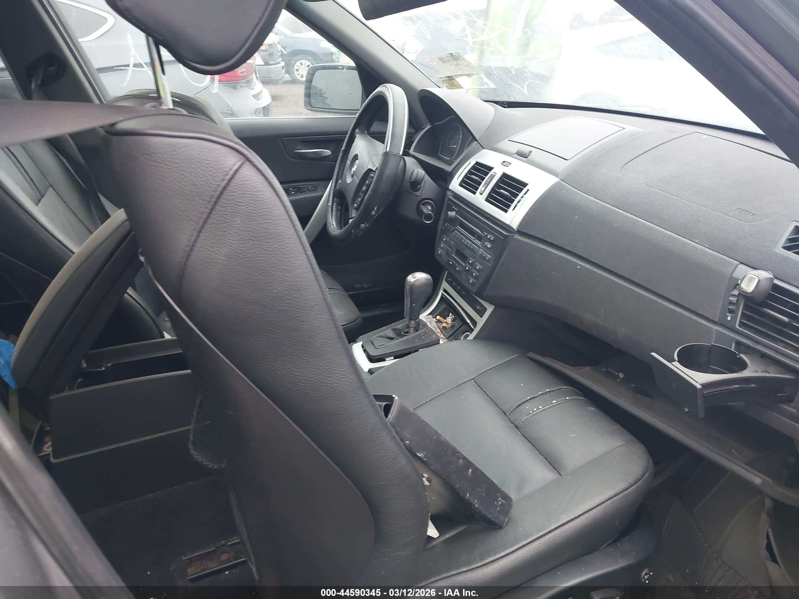 2005 Bmw X3 3.0i Gray vin: WBXPA93435WD13035
