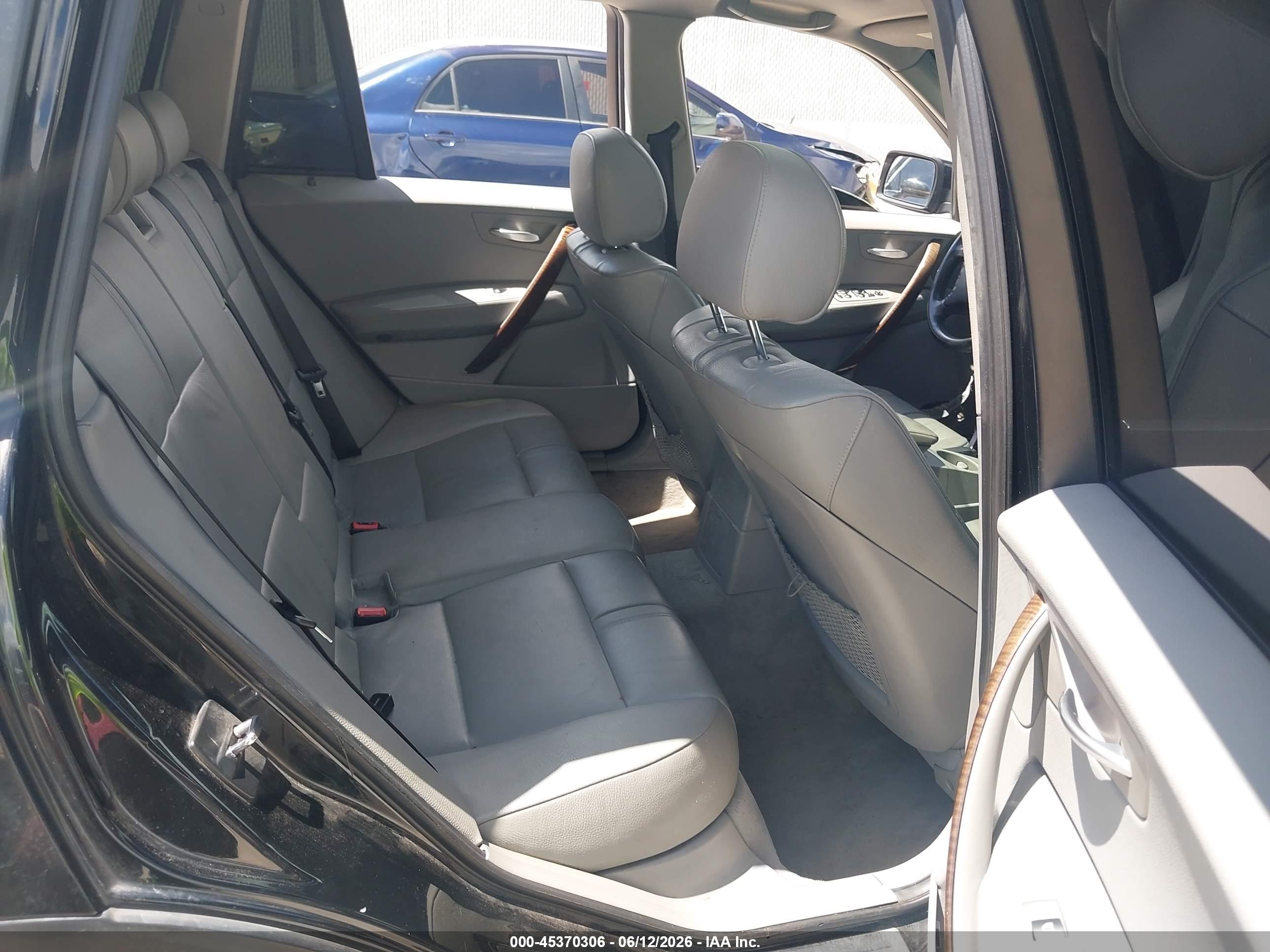 2006 Bmw X3 3.0i Black vin: WBXPA93436WD25008