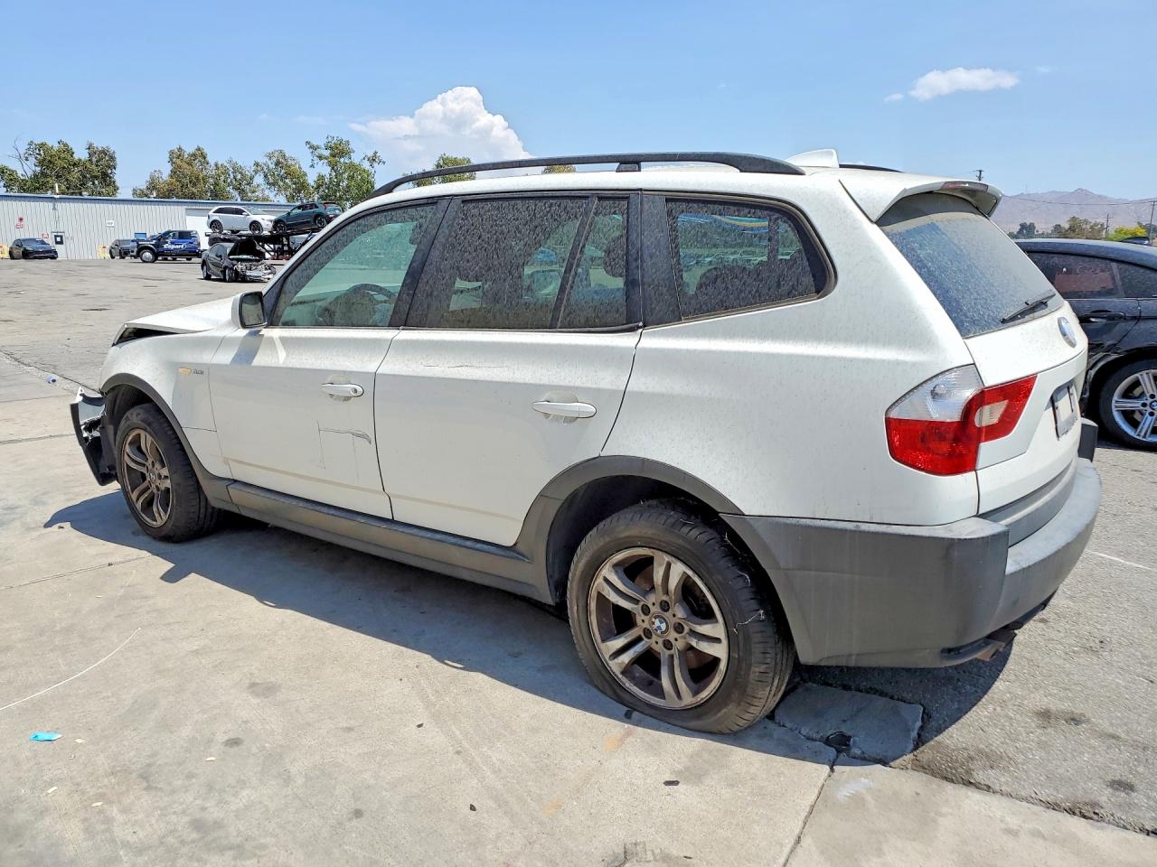 2004 Bmw X3 3.0i White vin: WBXPA93444WA65635