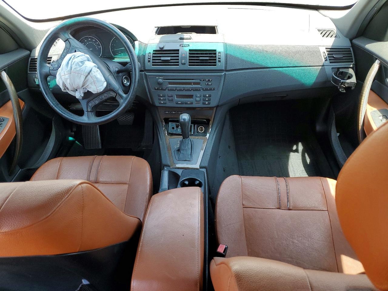 2004 Bmw X3 3.0i White vin: WBXPA93444WA65635