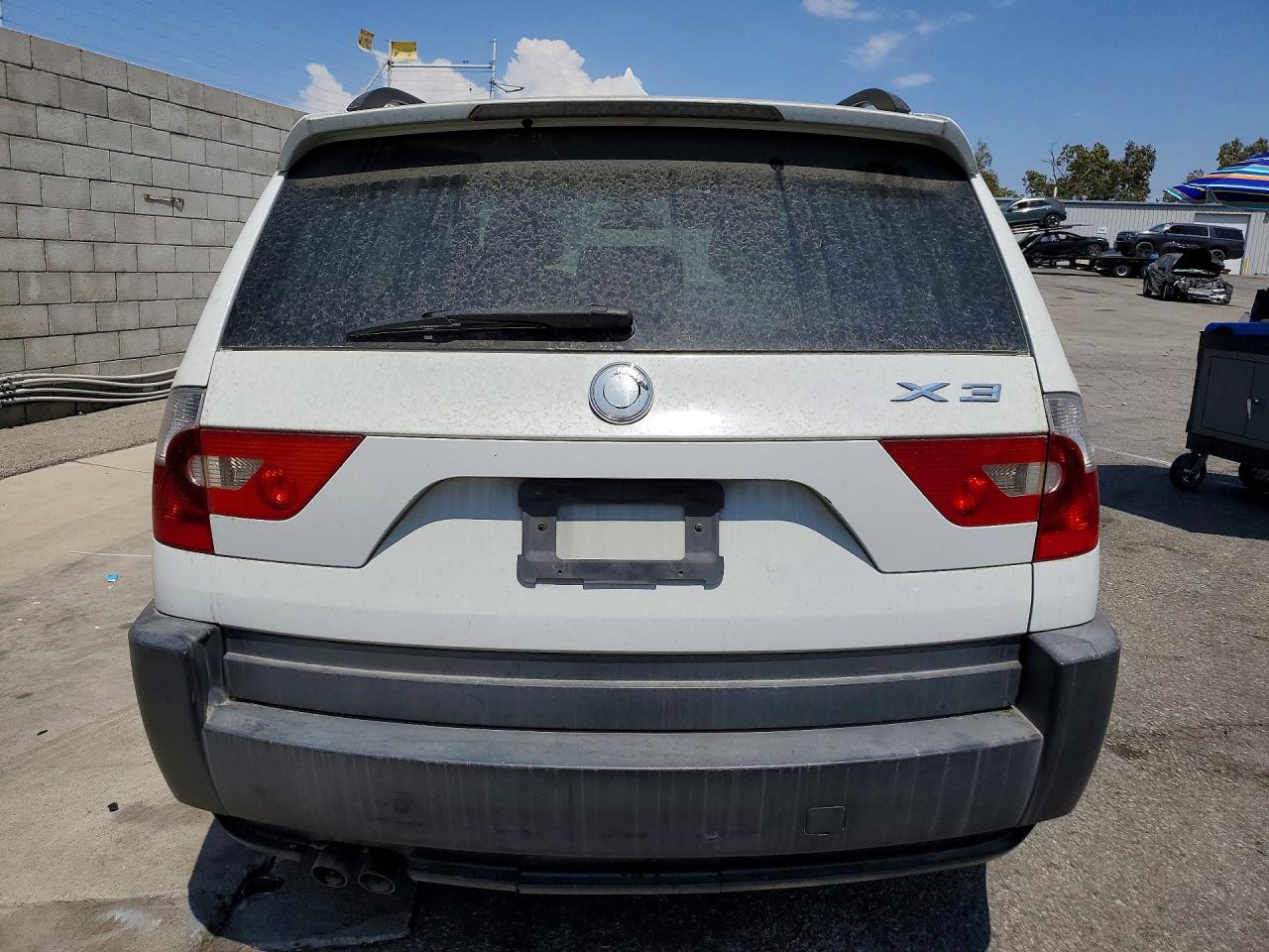 2004 Bmw X3 3.0i White vin: WBXPA93444WA65635