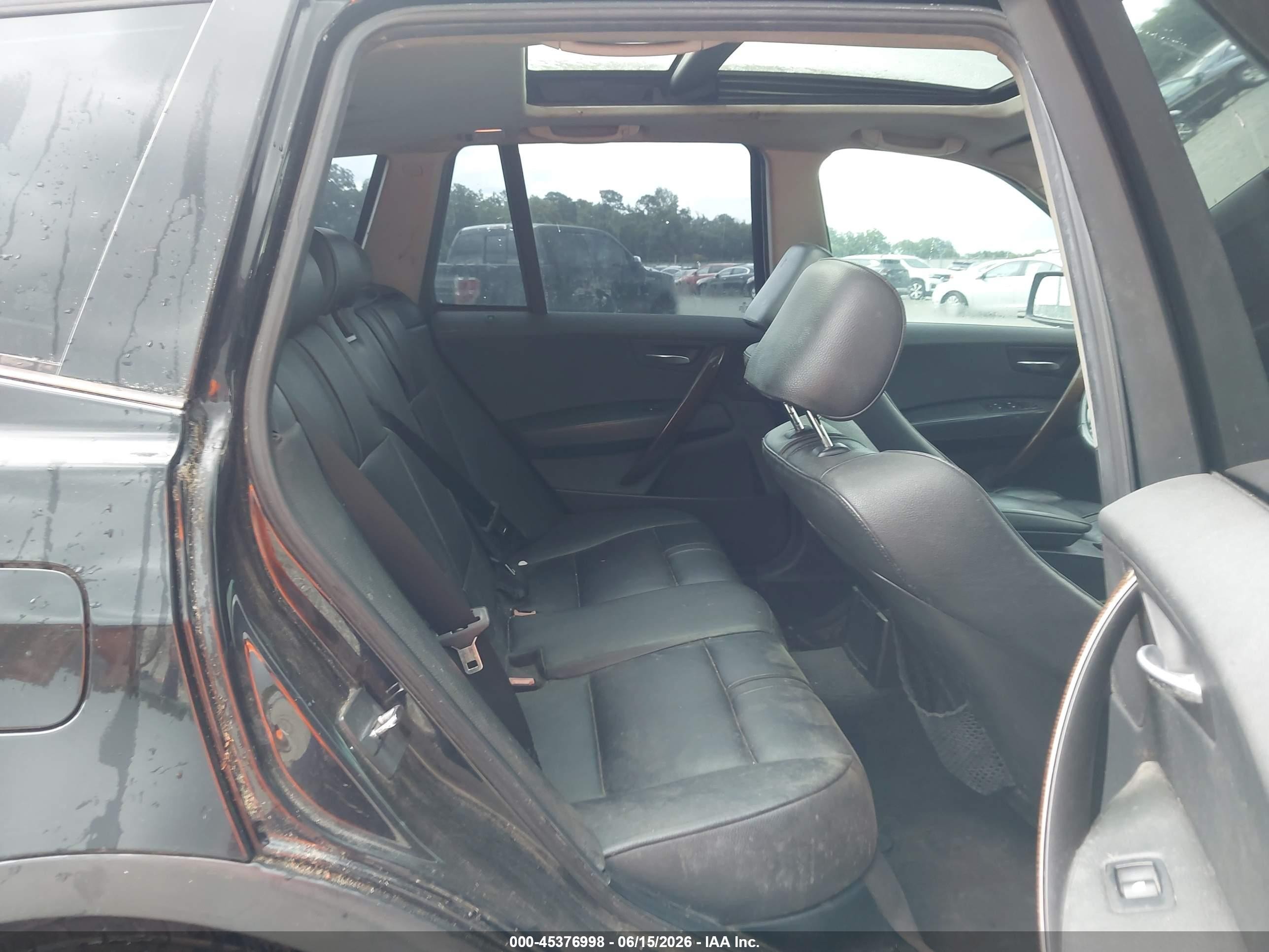 2005 Bmw X3 3.0i Черный vin: WBXPA93445WD15778