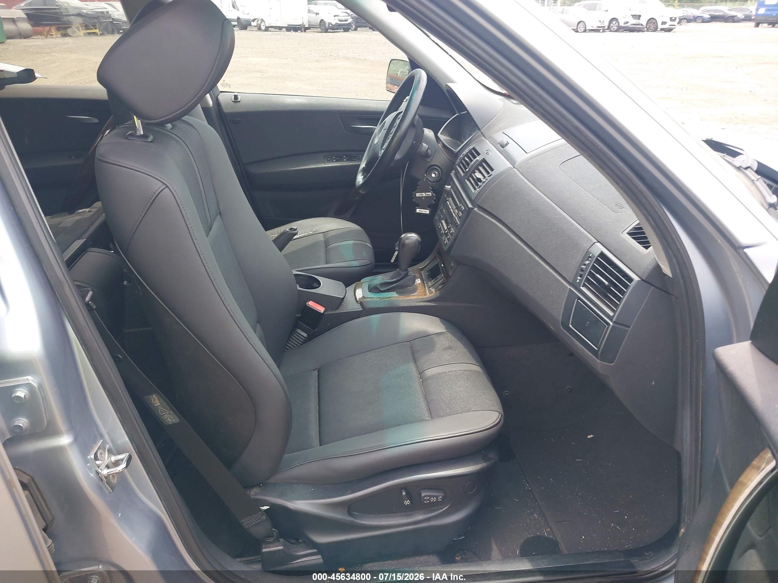 2005 Bmw X3 3.0i Light Blue vin: WBXPA93445WD20222