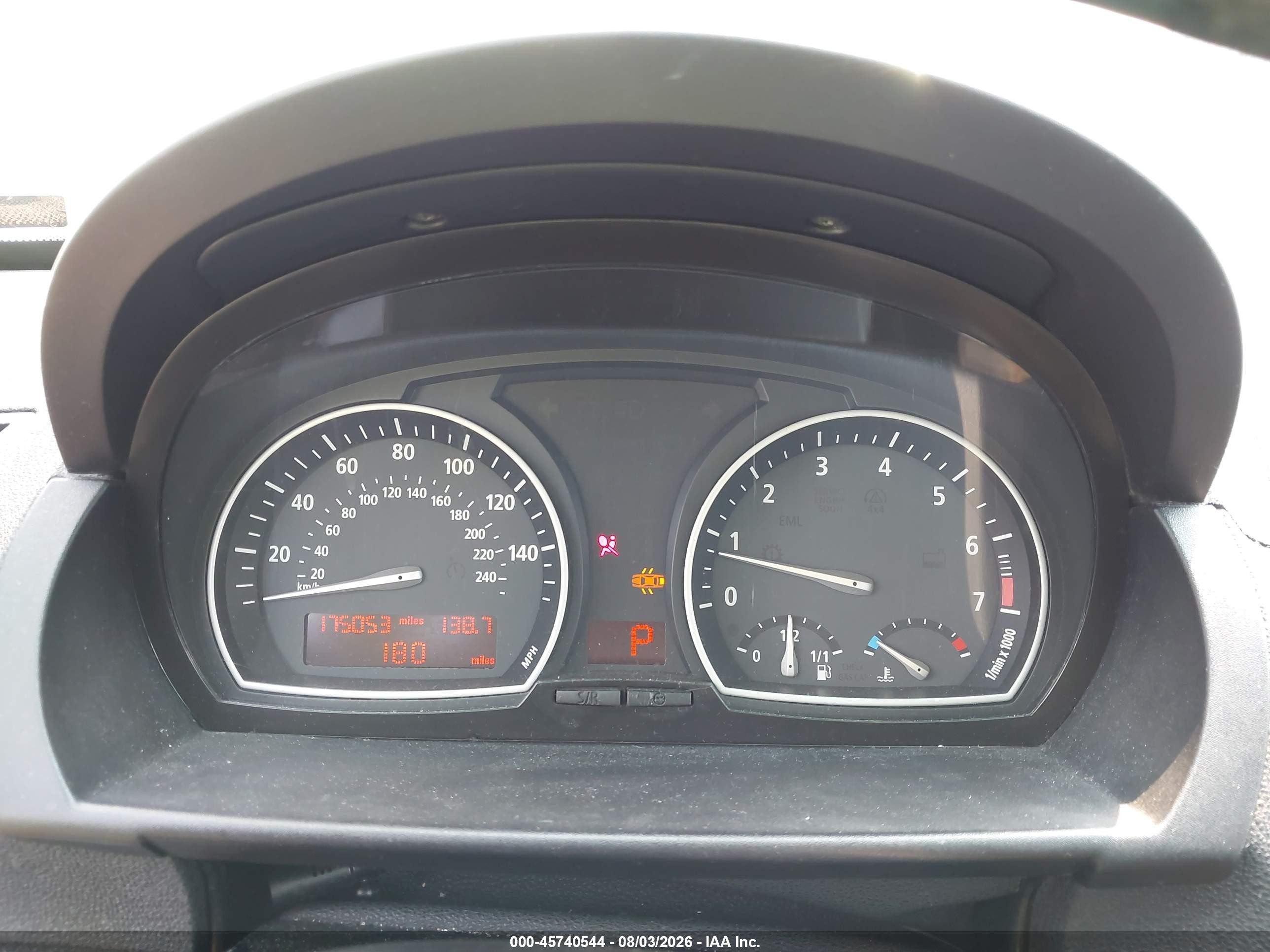 2005 Bmw X3 3.0i Silver vin: WBXPA93445WD20334