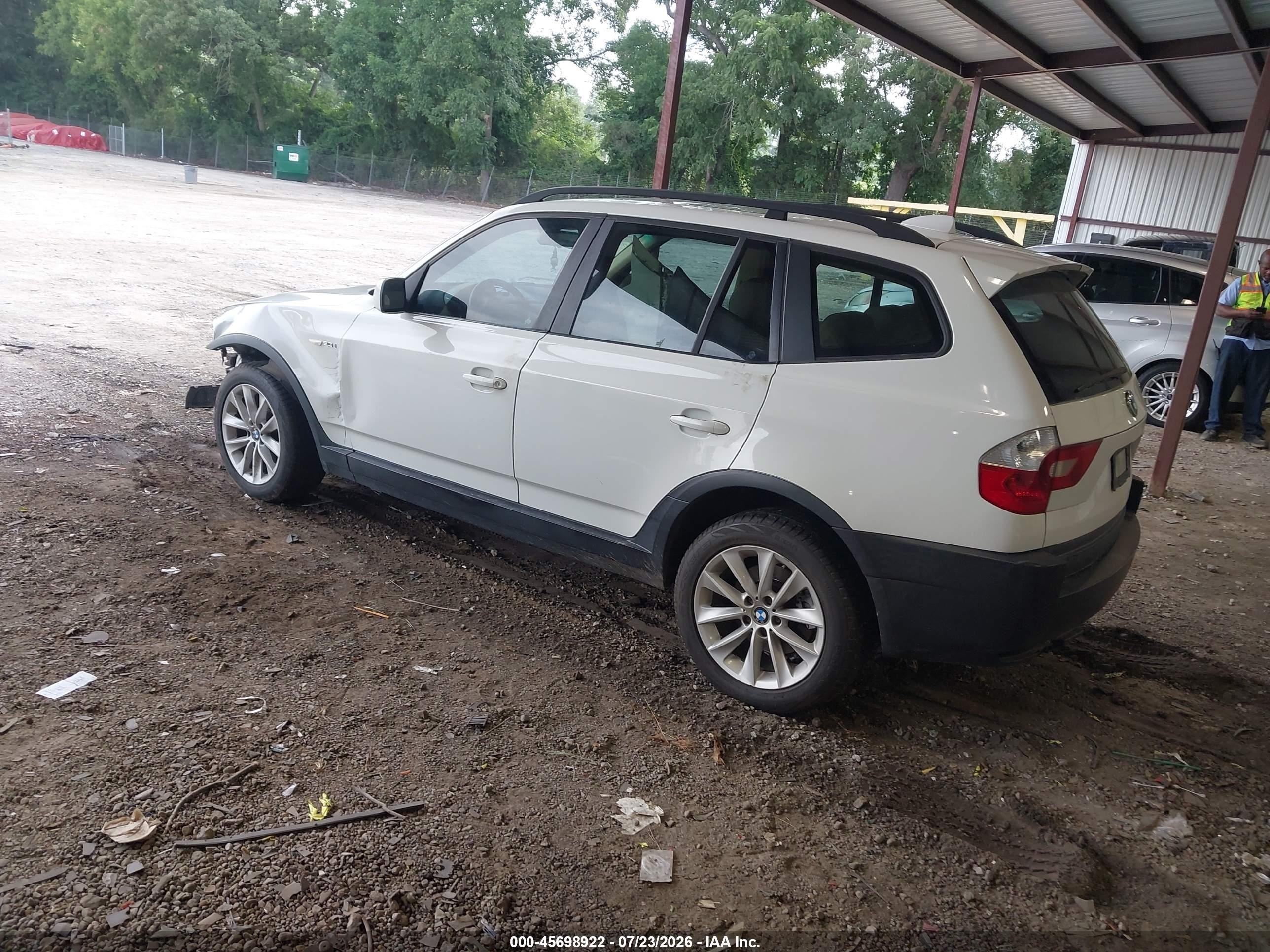 2005 Bmw X3 3.0i Белый vin: WBXPA93445WD20348