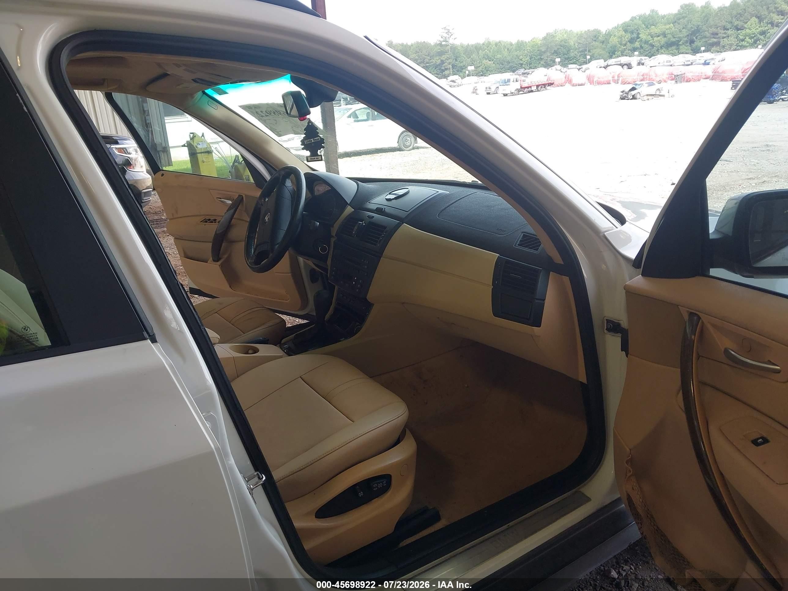 2005 Bmw X3 3.0i Белый vin: WBXPA93445WD20348