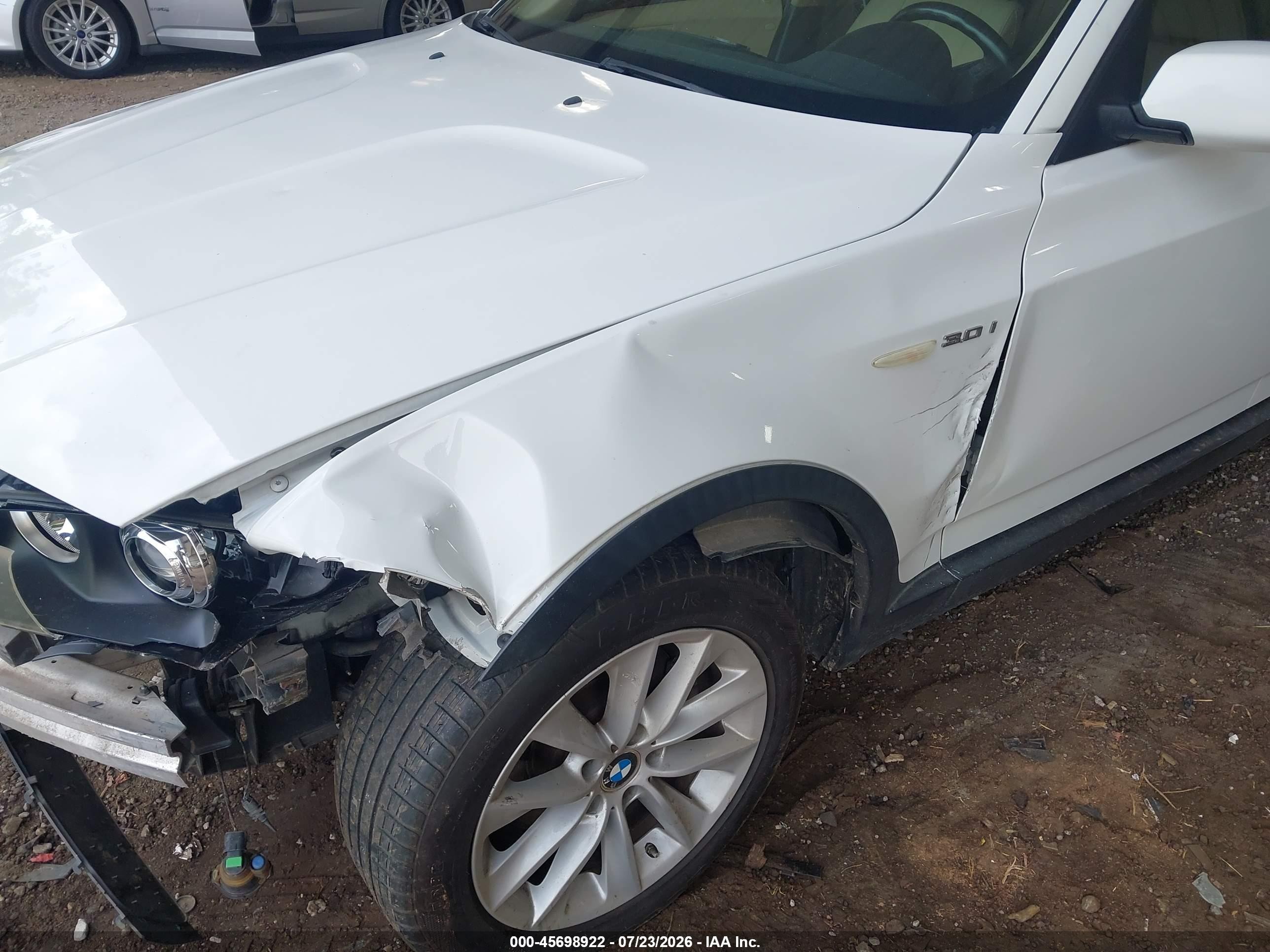 2005 Bmw X3 3.0i Белый vin: WBXPA93445WD20348