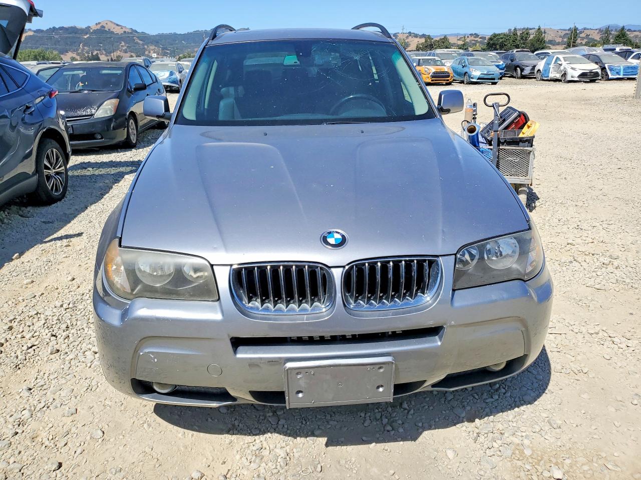 2006 Bmw X3 3.0i Silver vin: WBXPA93446WD26006