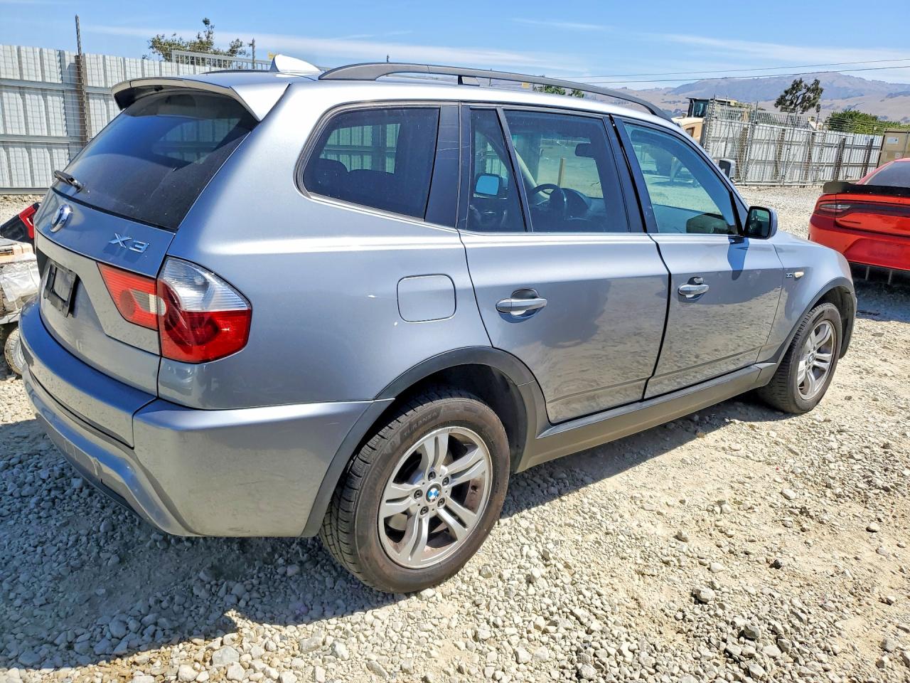 2006 Bmw X3 3.0i Silver vin: WBXPA93446WD26006