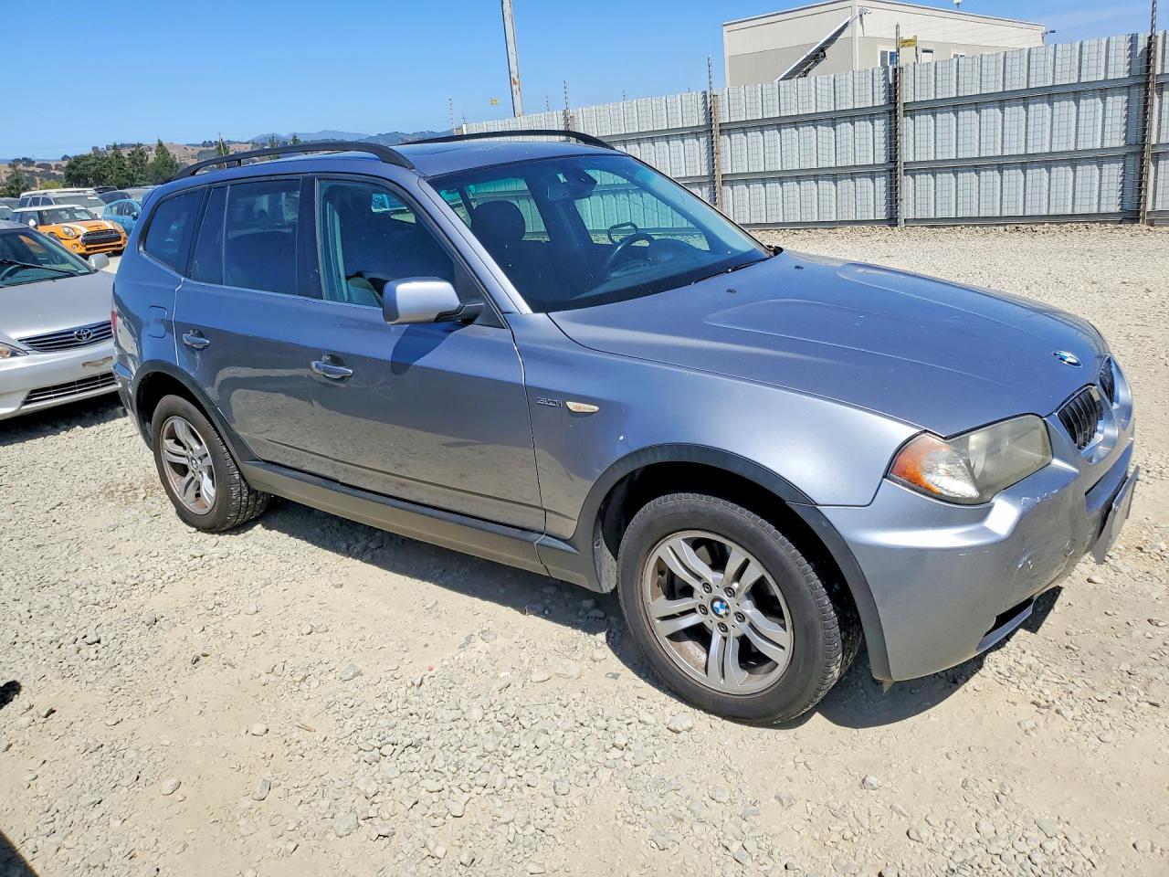 2006 Bmw X3 3.0i Silver vin: WBXPA93446WD26006