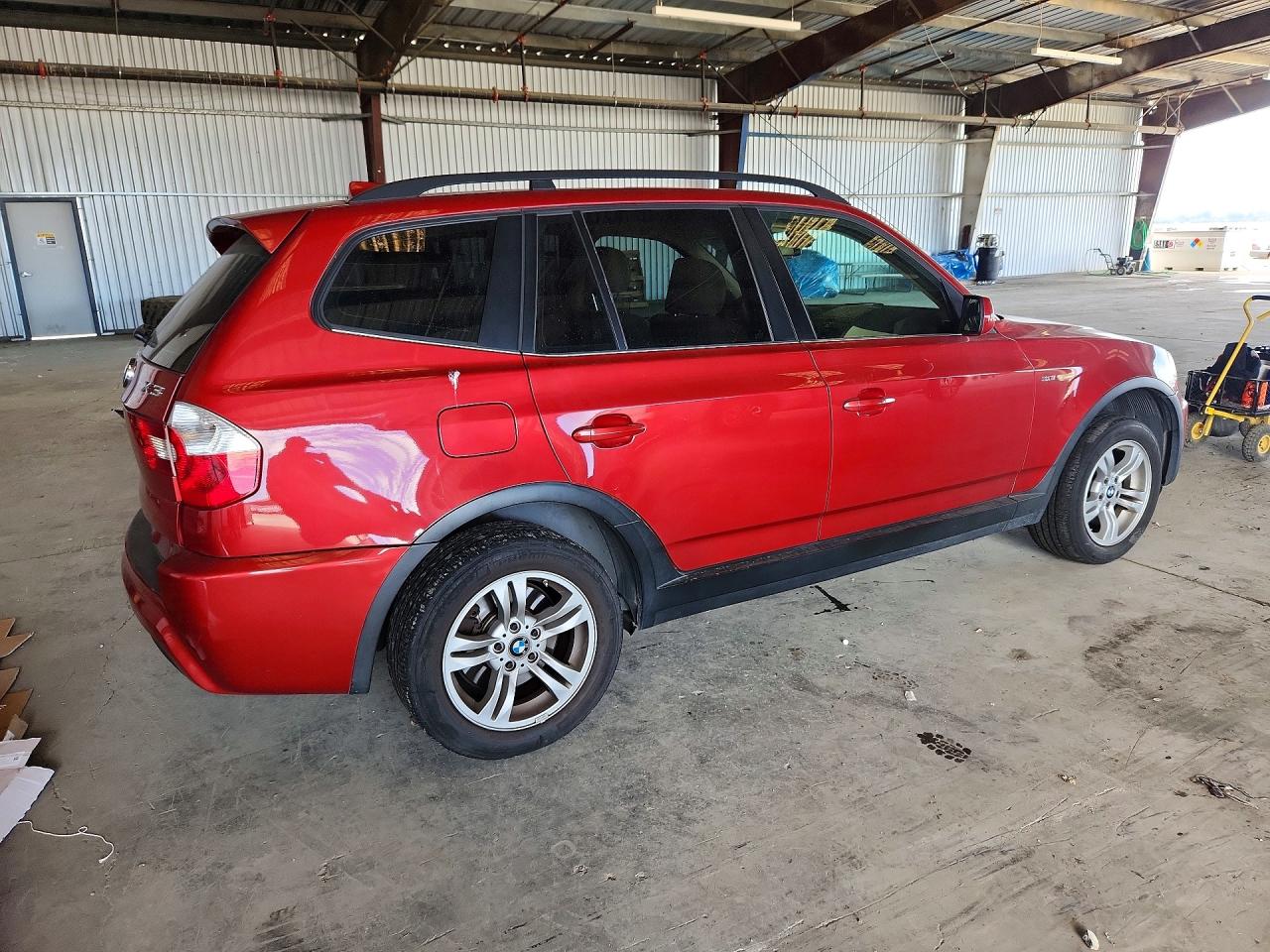 2006 Bmw X3 3.0i Red vin: WBXPA93446WG79197