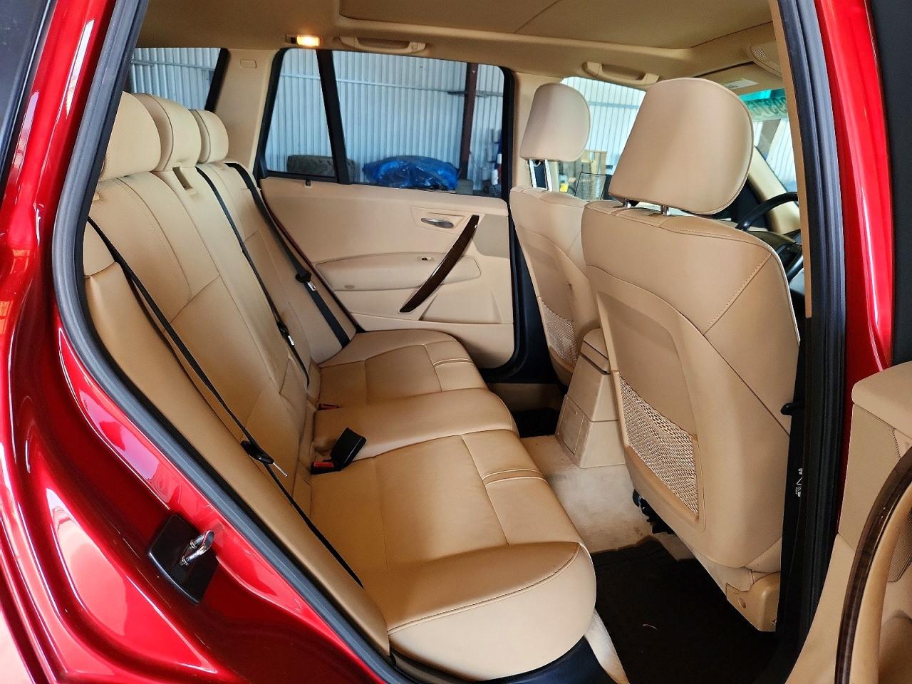 2006 Bmw X3 3.0i Red vin: WBXPA93446WG79197