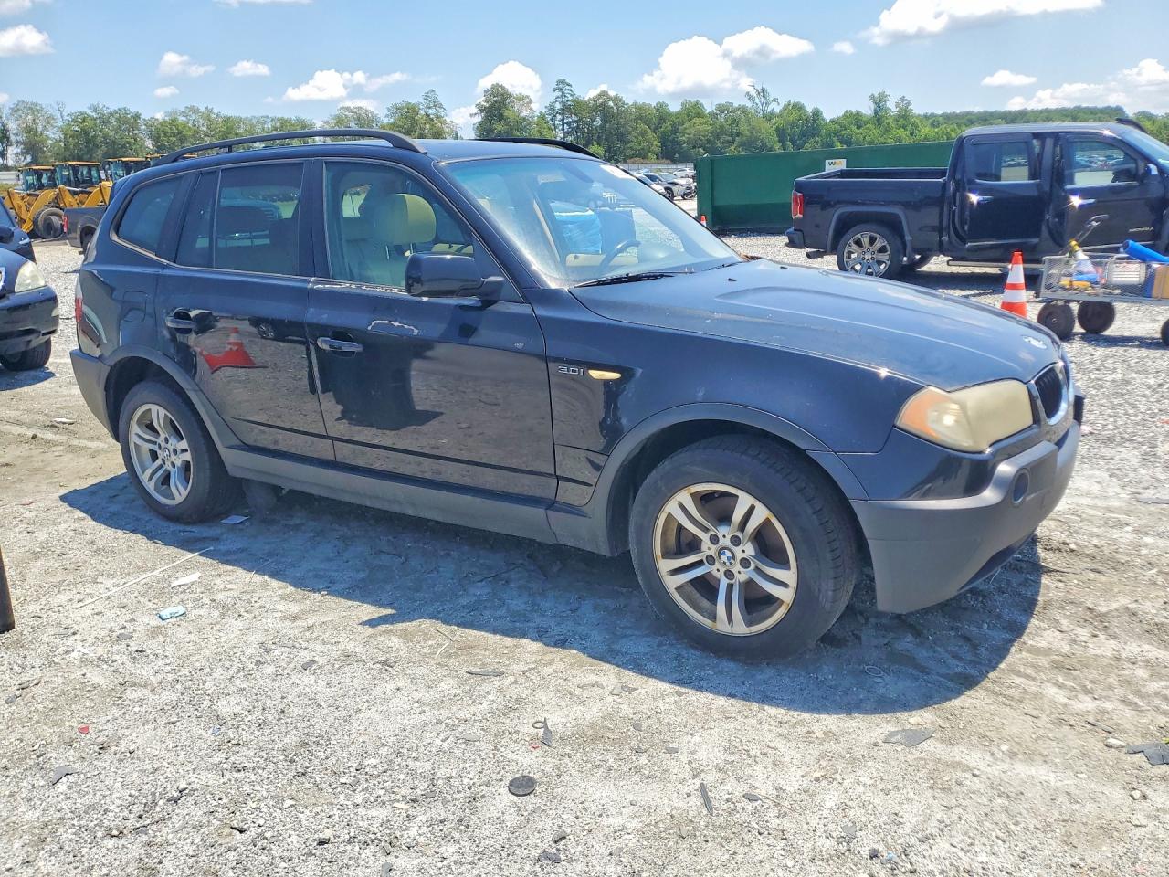 2004 Bmw X3 3.0i Black vin: WBXPA93454WA30392
