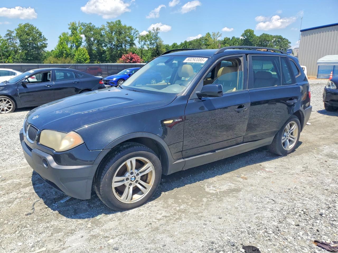 2004 Bmw X3 3.0i Black vin: WBXPA93454WA30392