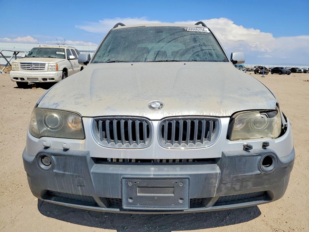 2004 Bmw X3 3.0i Silver vin: WBXPA93454WA65806