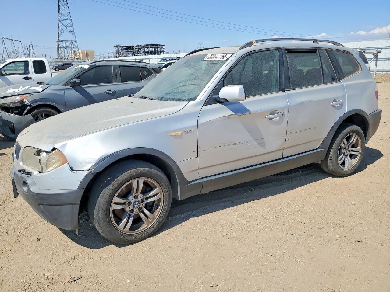 2004 Bmw X3 3.0i Silver vin: WBXPA93454WA65806
