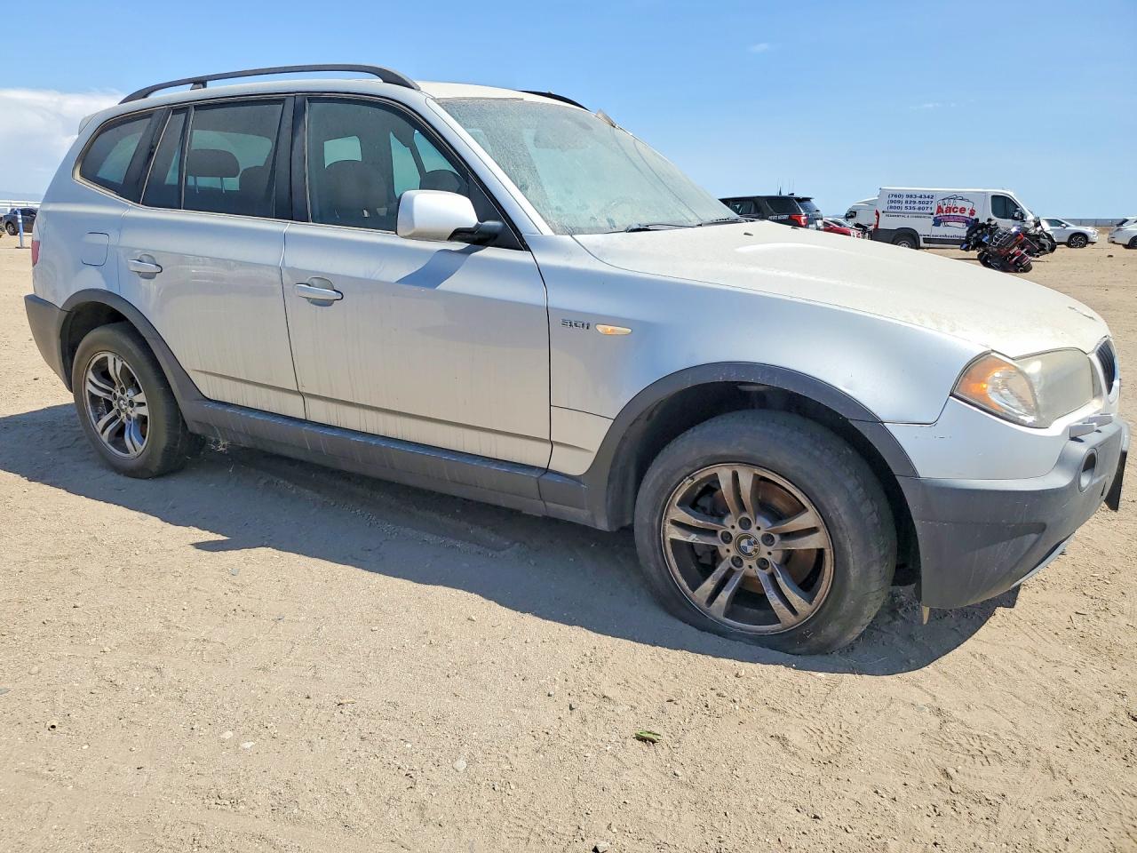 2004 Bmw X3 3.0i Silver vin: WBXPA93454WA65806