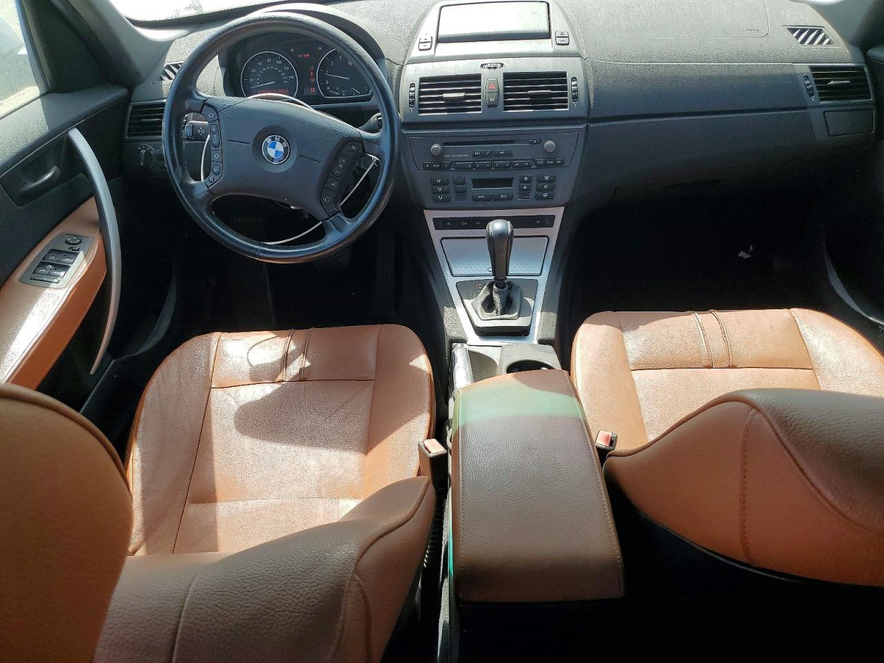 2004 Bmw X3 3.0i Silver vin: WBXPA93454WA65806