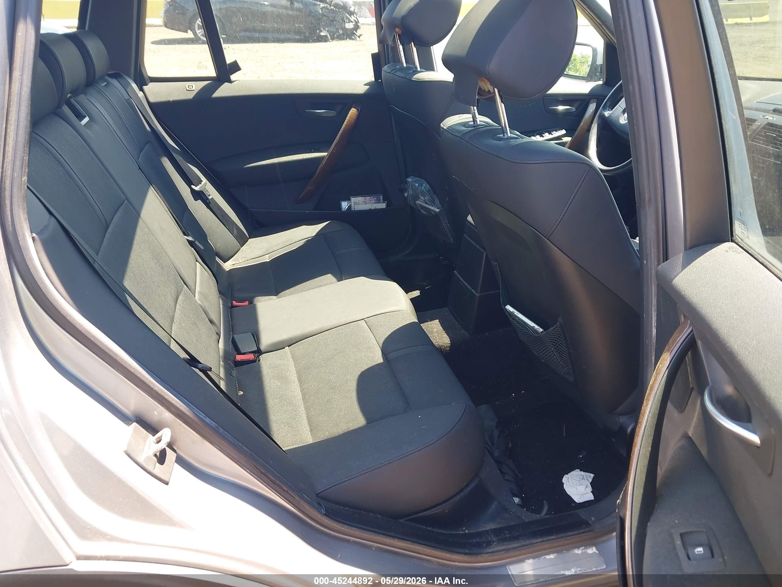2005 Bmw X3 3.0i Silver vin: WBXPA93455WD06930