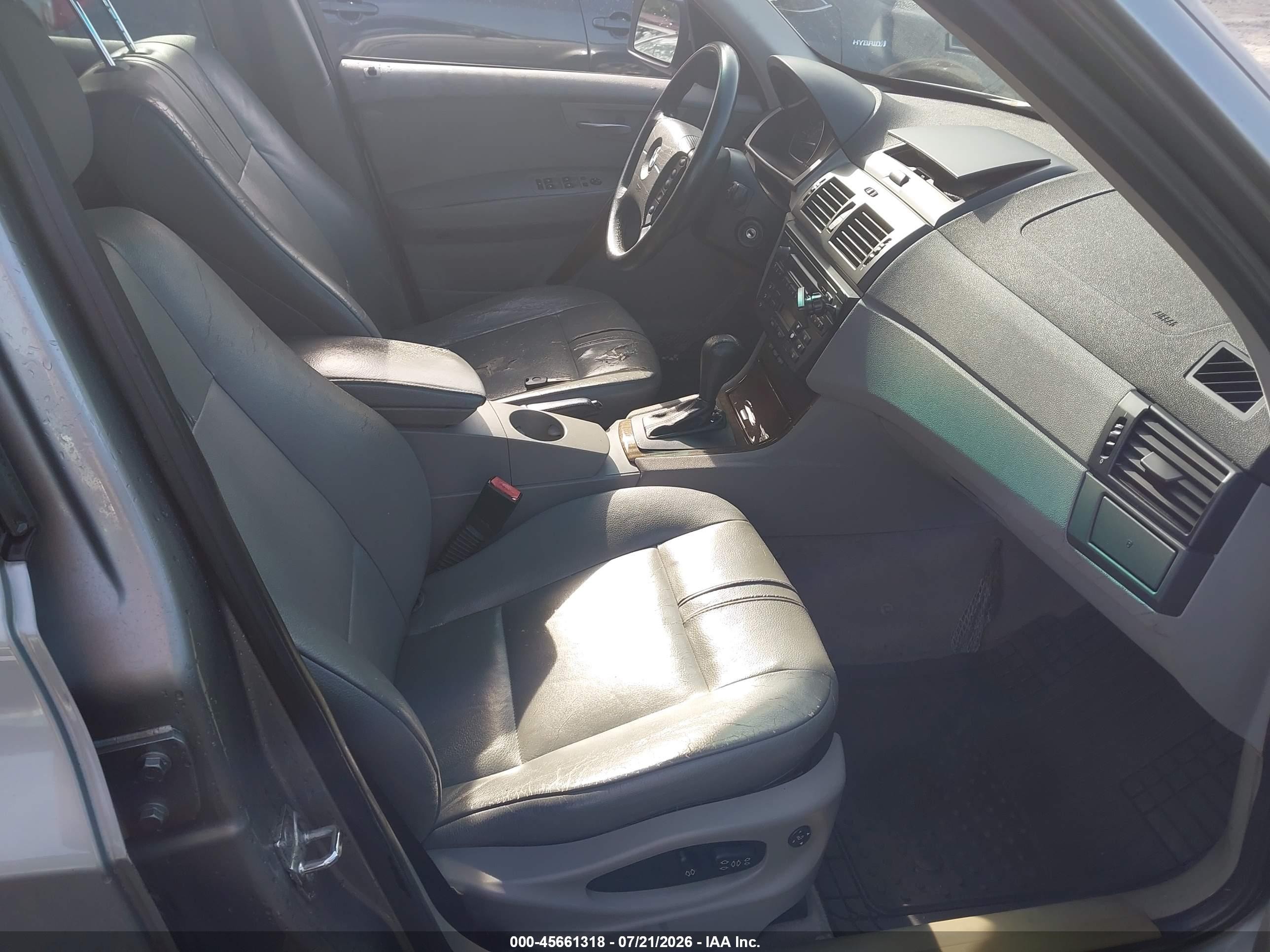 2005 Bmw X3 3.0i Gray vin: WBXPA93455WD17667