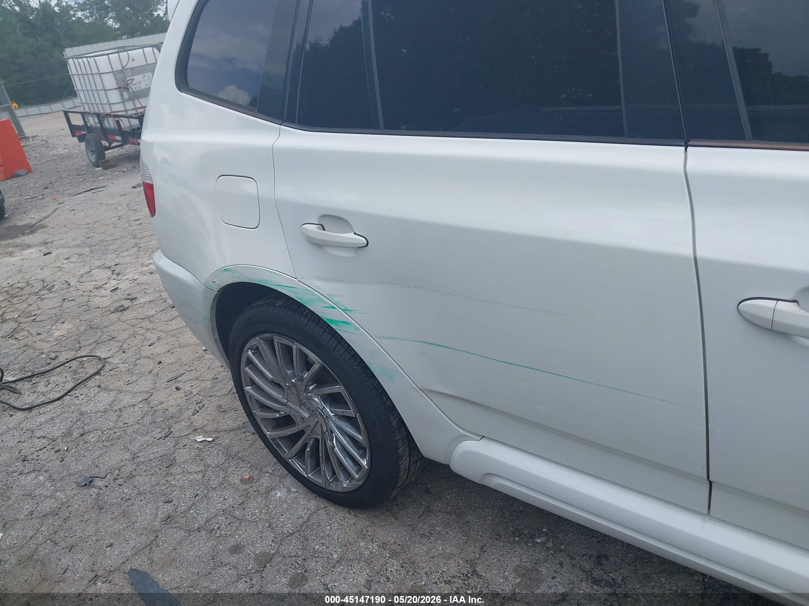 2006 Bmw X3 3.0i White vin: WBXPA93456WG88698