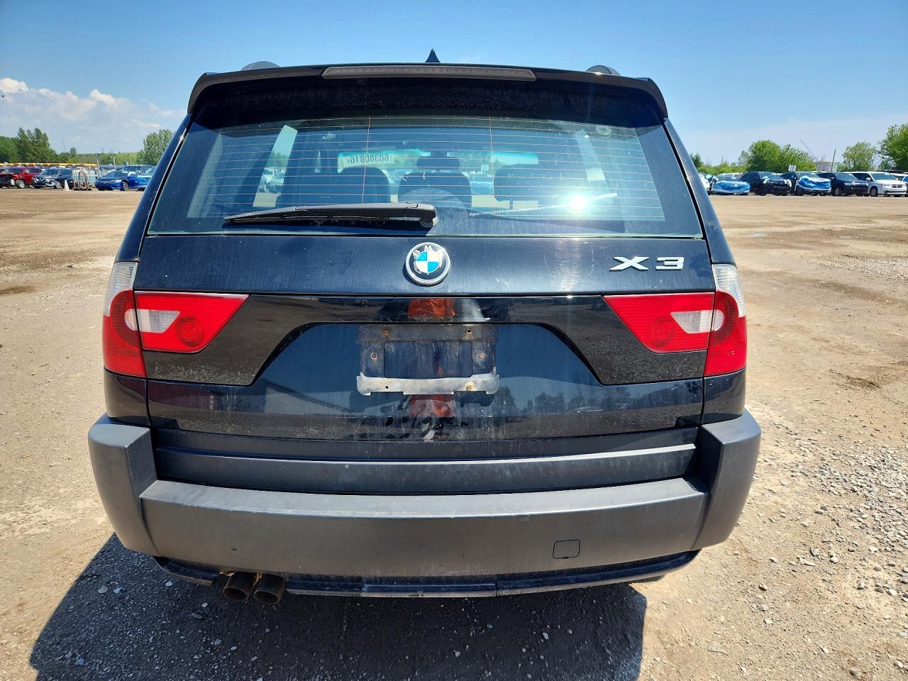 2004 Bmw X3 3.0i Black vin: WBXPA93464WC31735
