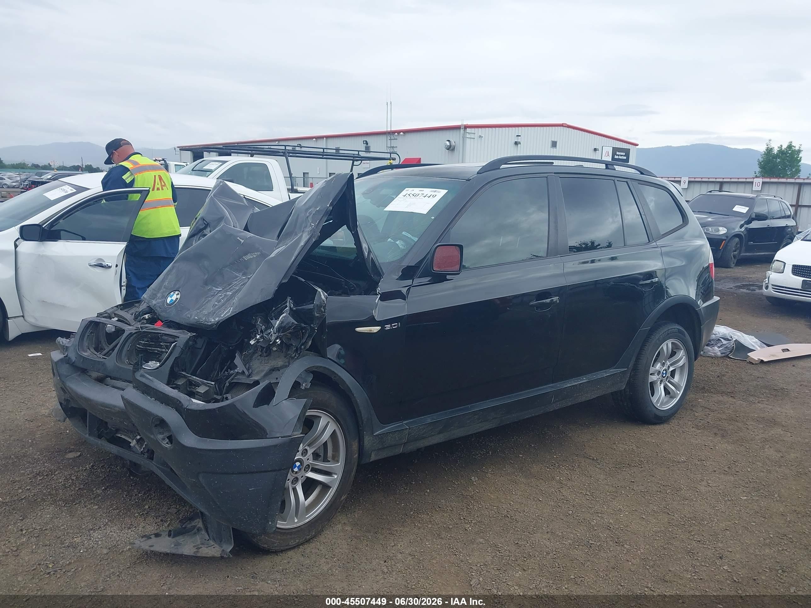 2005 Bmw X3 3.0i Black vin: WBXPA93465WA31570