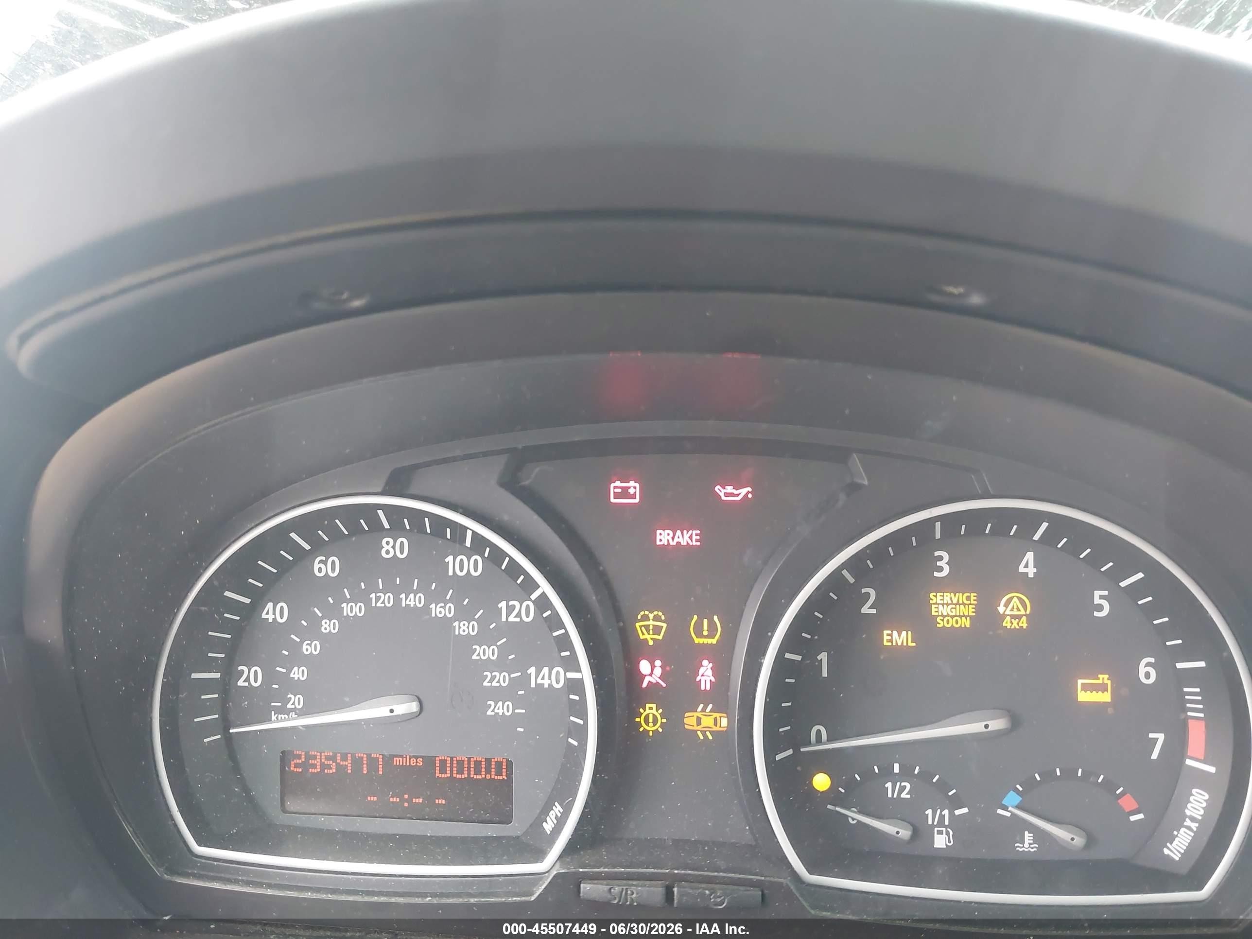 2005 Bmw X3 3.0i Black vin: WBXPA93465WA31570
