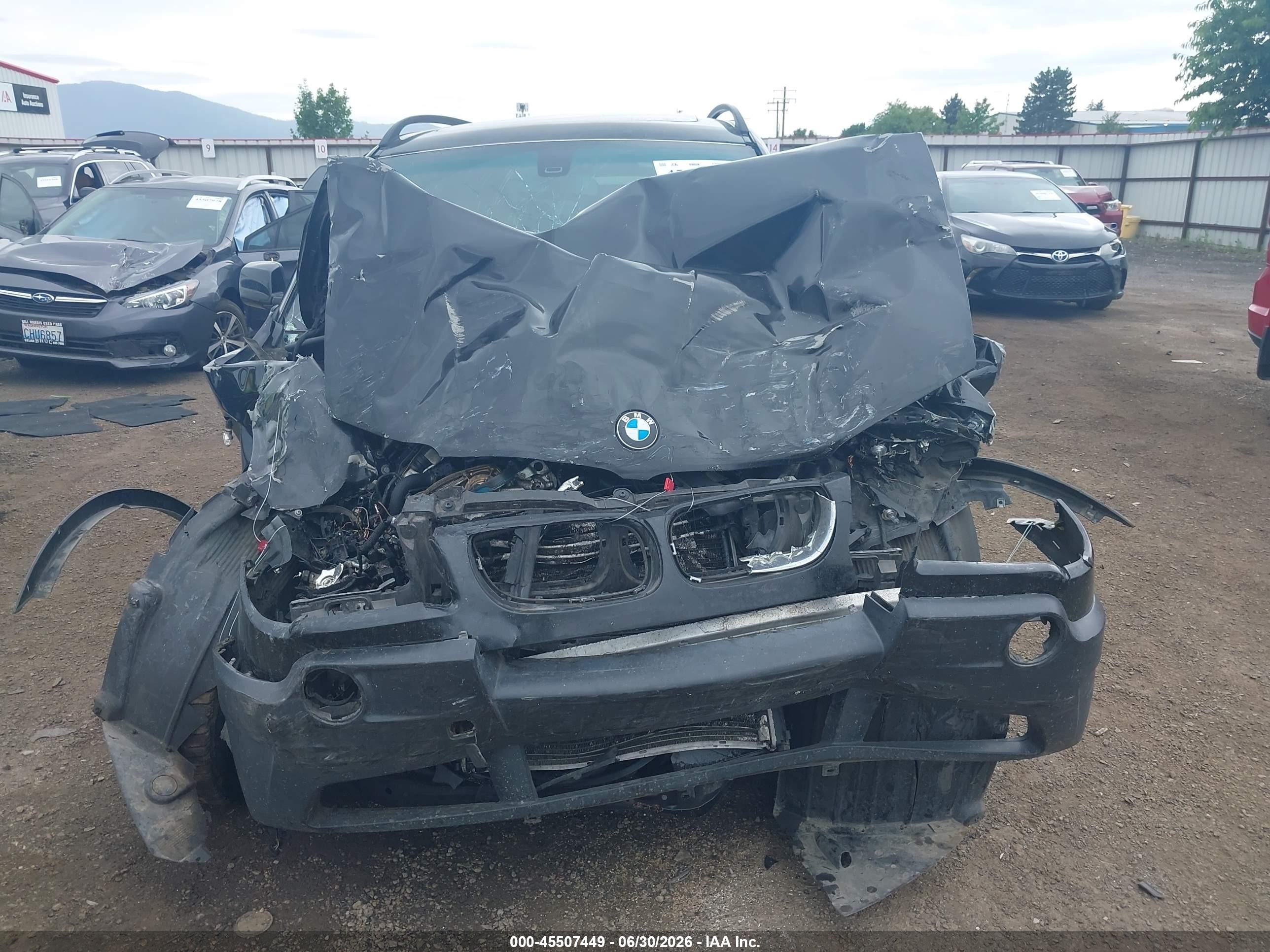 2005 Bmw X3 3.0i Black vin: WBXPA93465WA31570