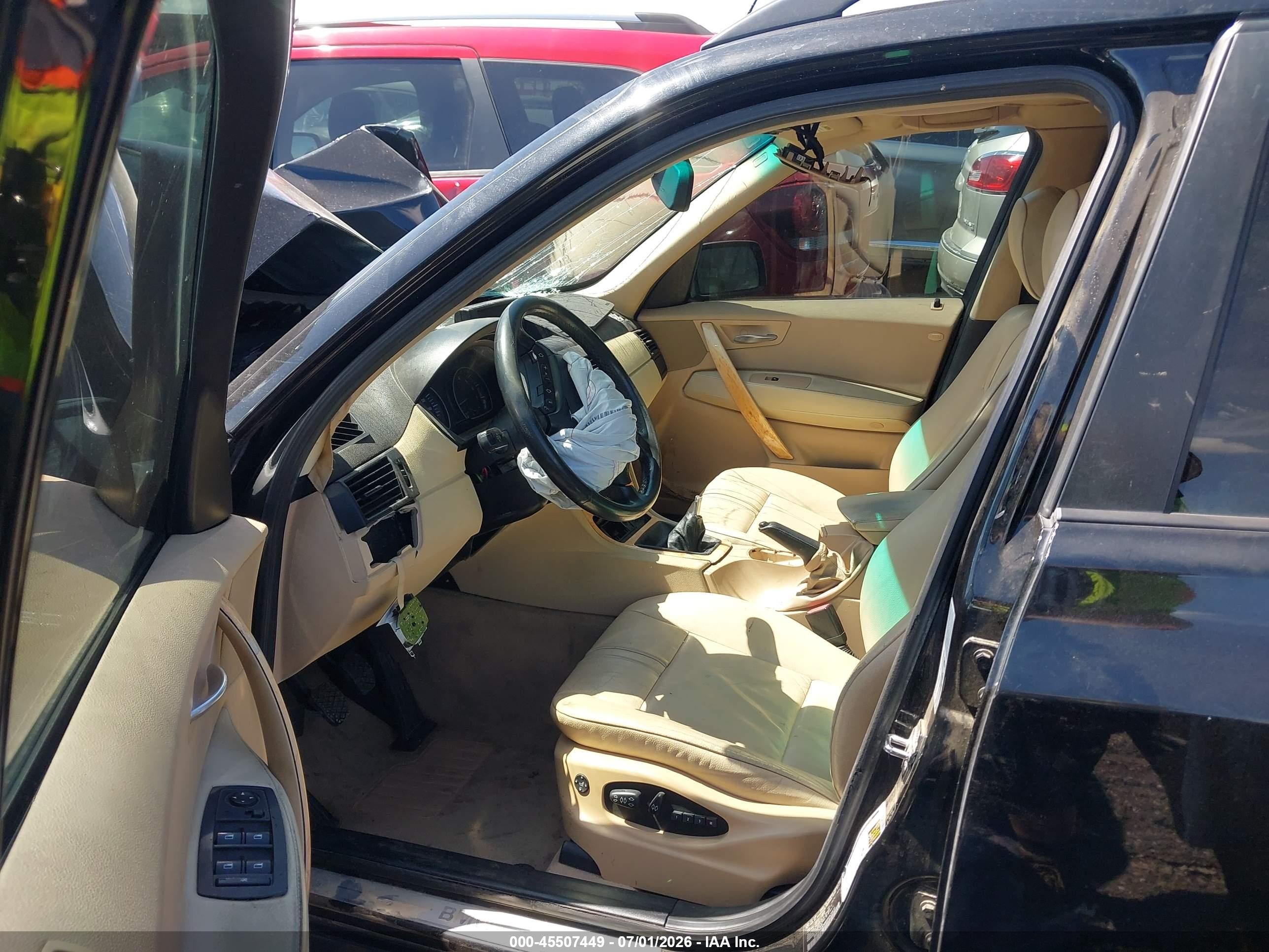2005 Bmw X3 3.0i Black vin: WBXPA93465WA31570