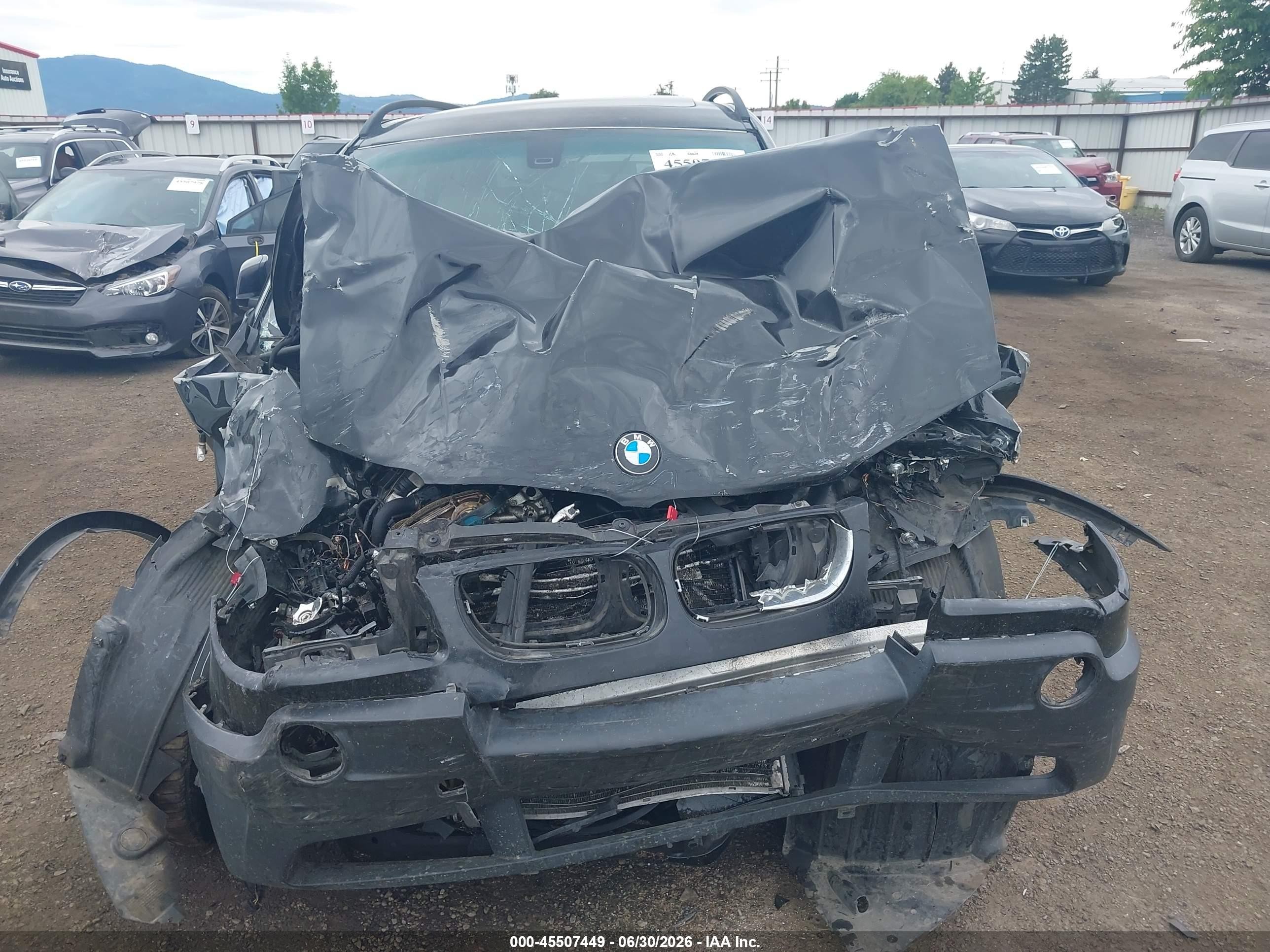 2005 Bmw X3 3.0i Black vin: WBXPA93465WA31570