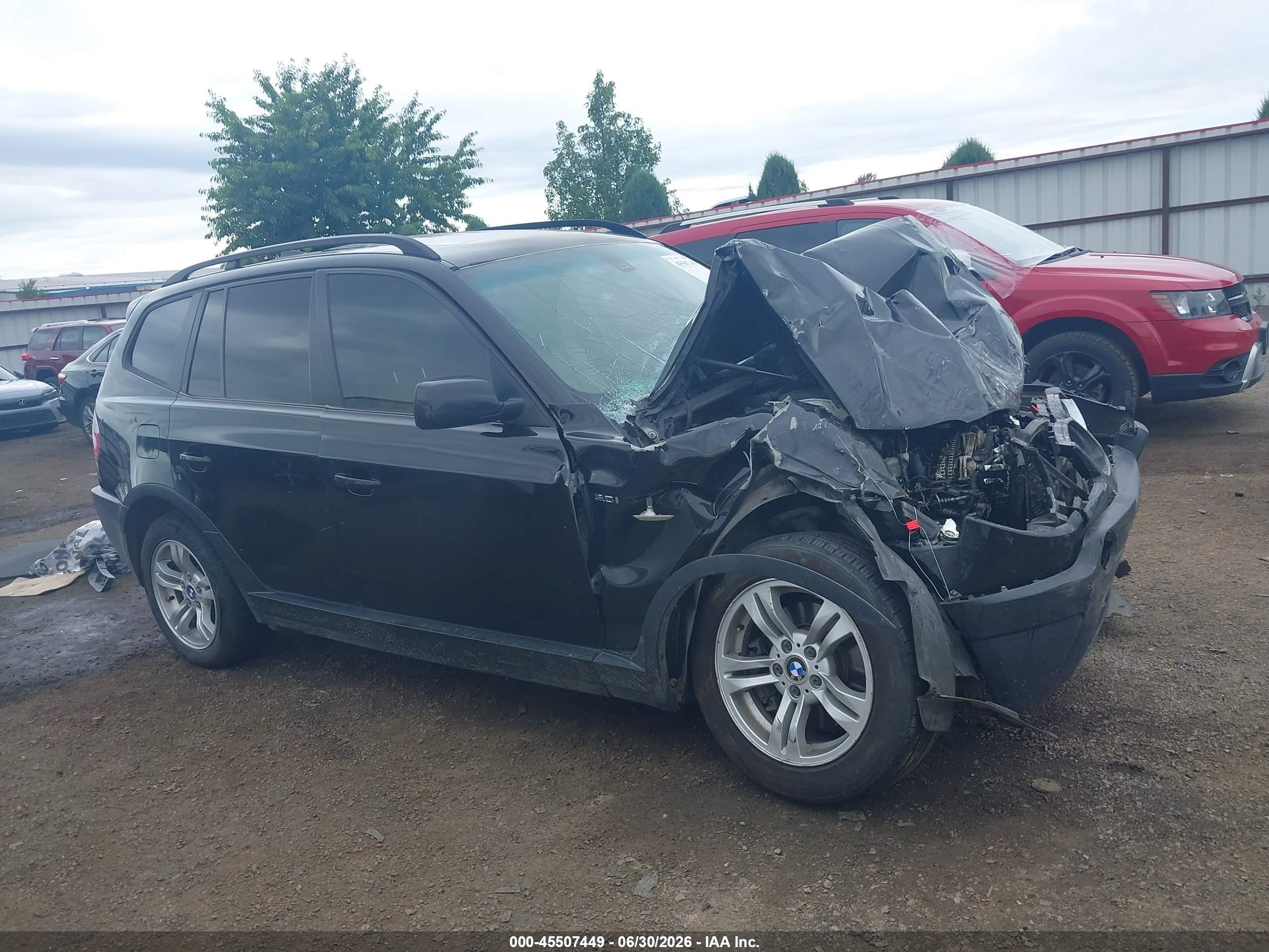 2005 Bmw X3 3.0i Black vin: WBXPA93465WA31570